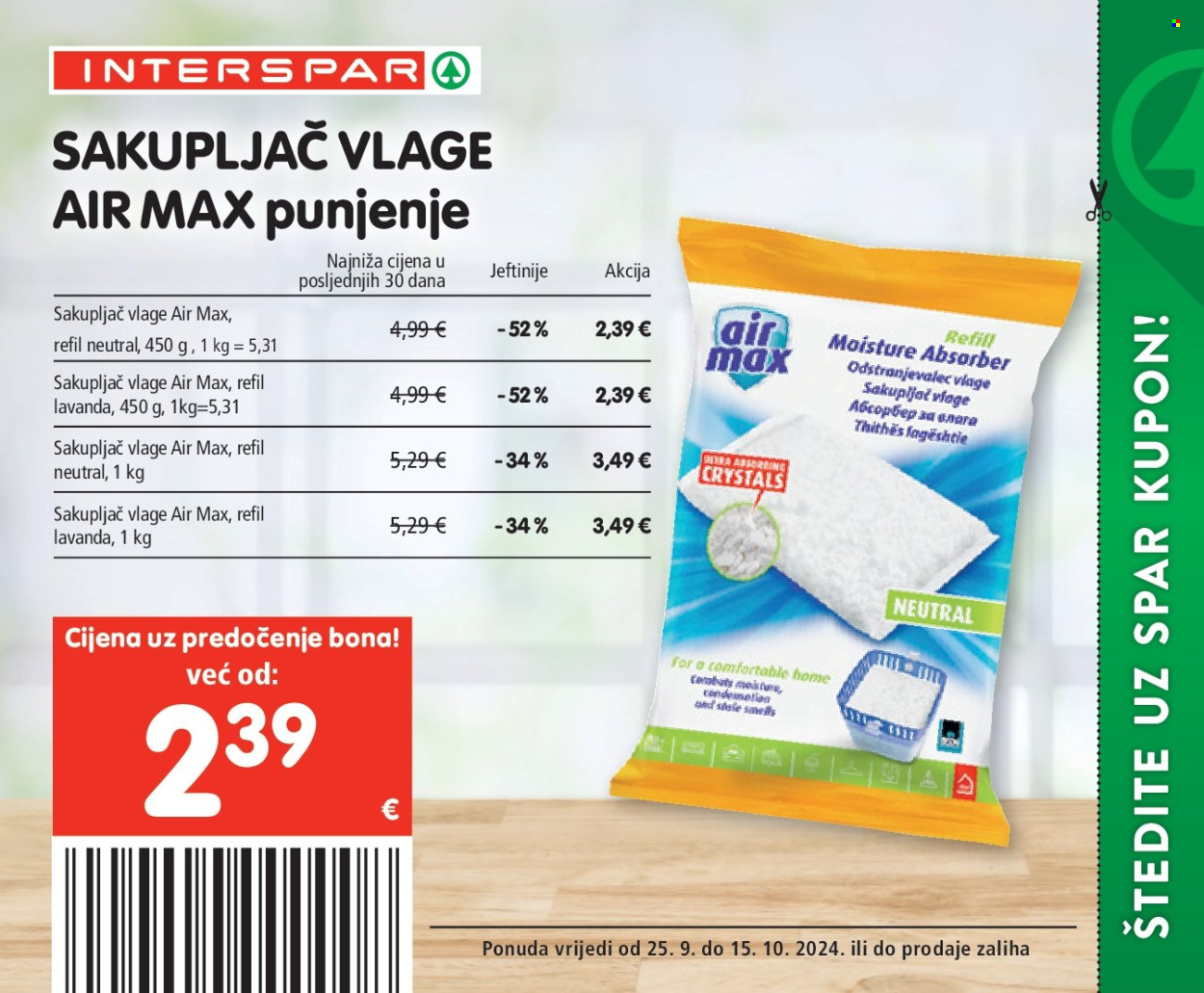 INTERSPAR katalog - 25.09.2024. - 15.10.2024. Stranica 60