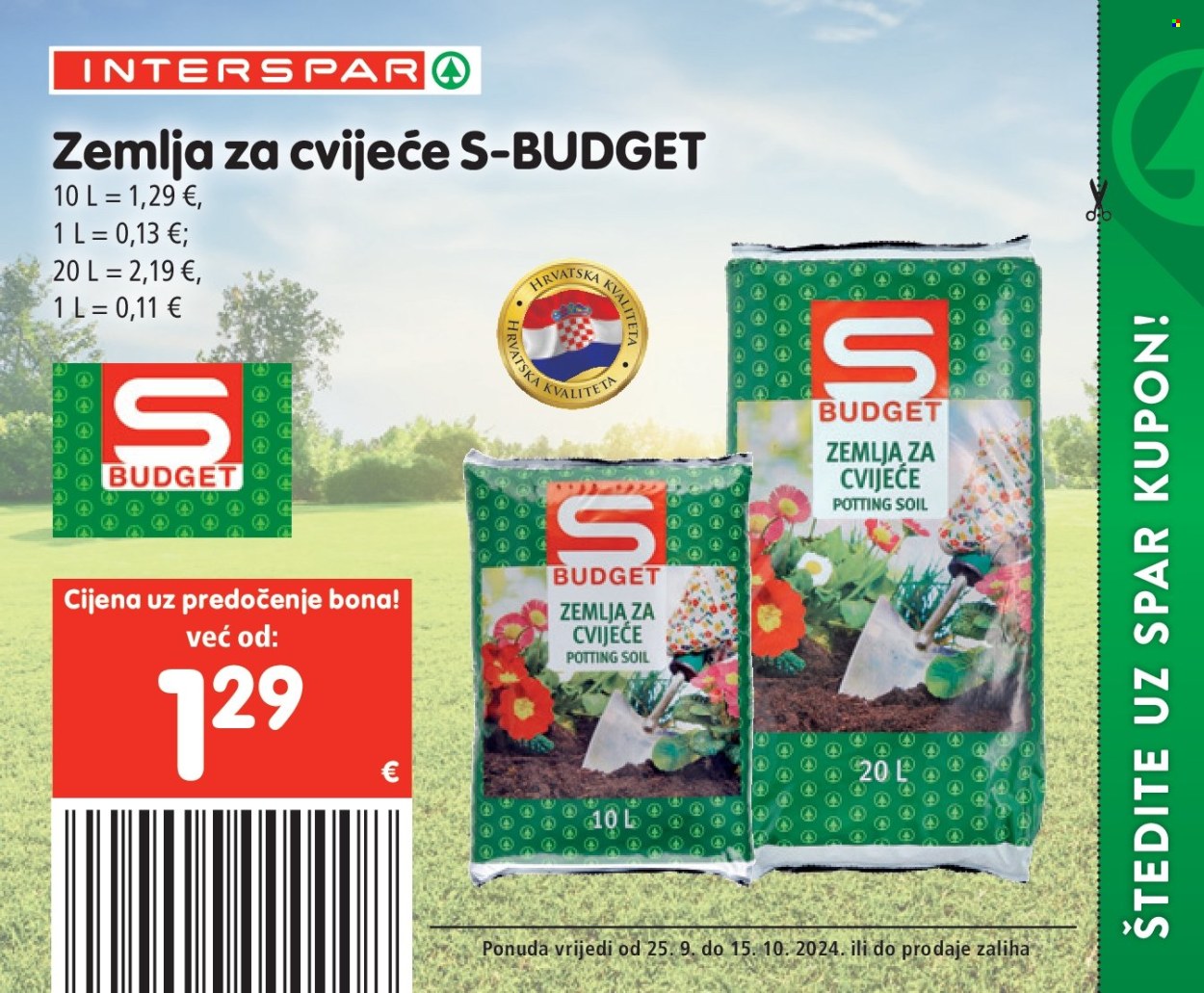 INTERSPAR katalog - 25.09.2024. - 15.10.2024. Stranica 62