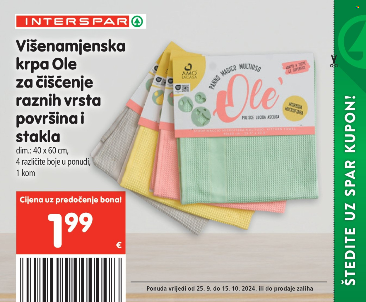 INTERSPAR katalog - 25.09.2024. - 15.10.2024. Stranica 78