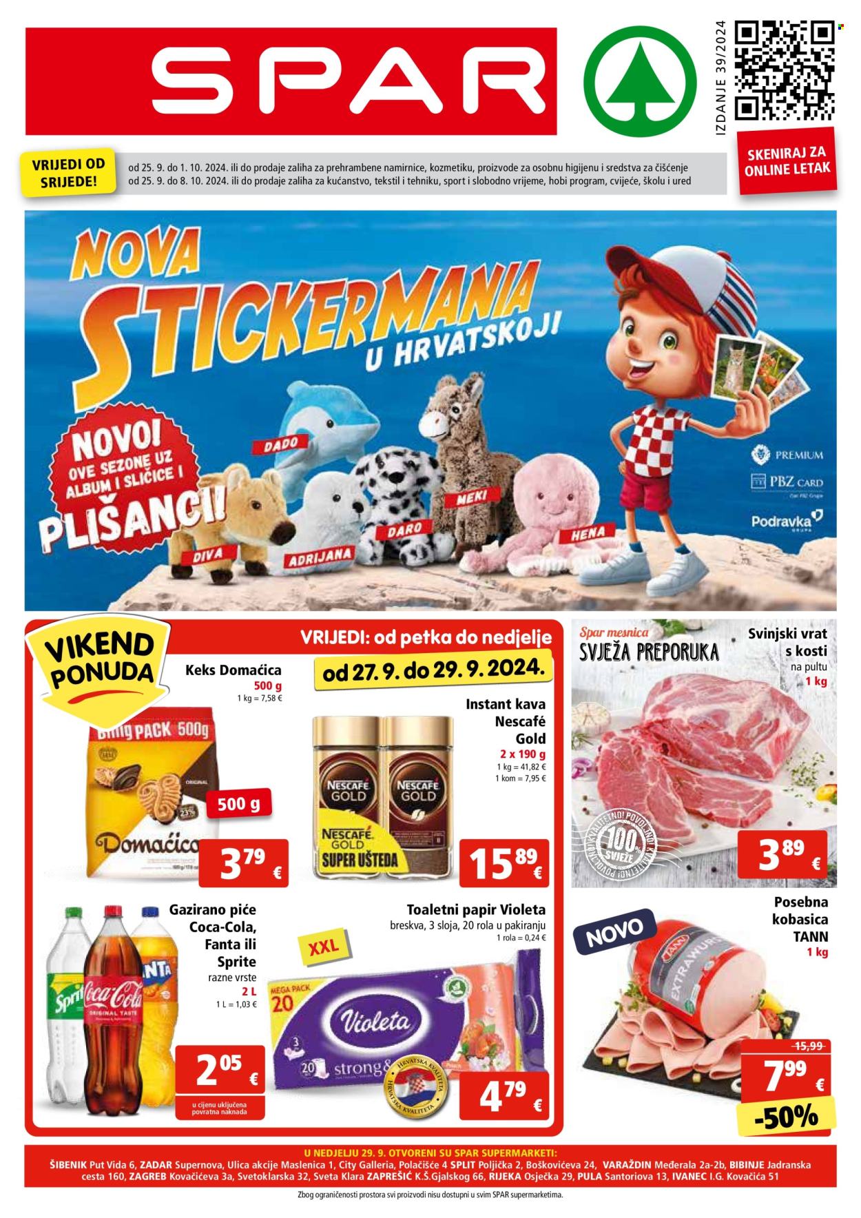 SPAR katalog - 25.09.2024. - 01.10.2024. Stranica 1