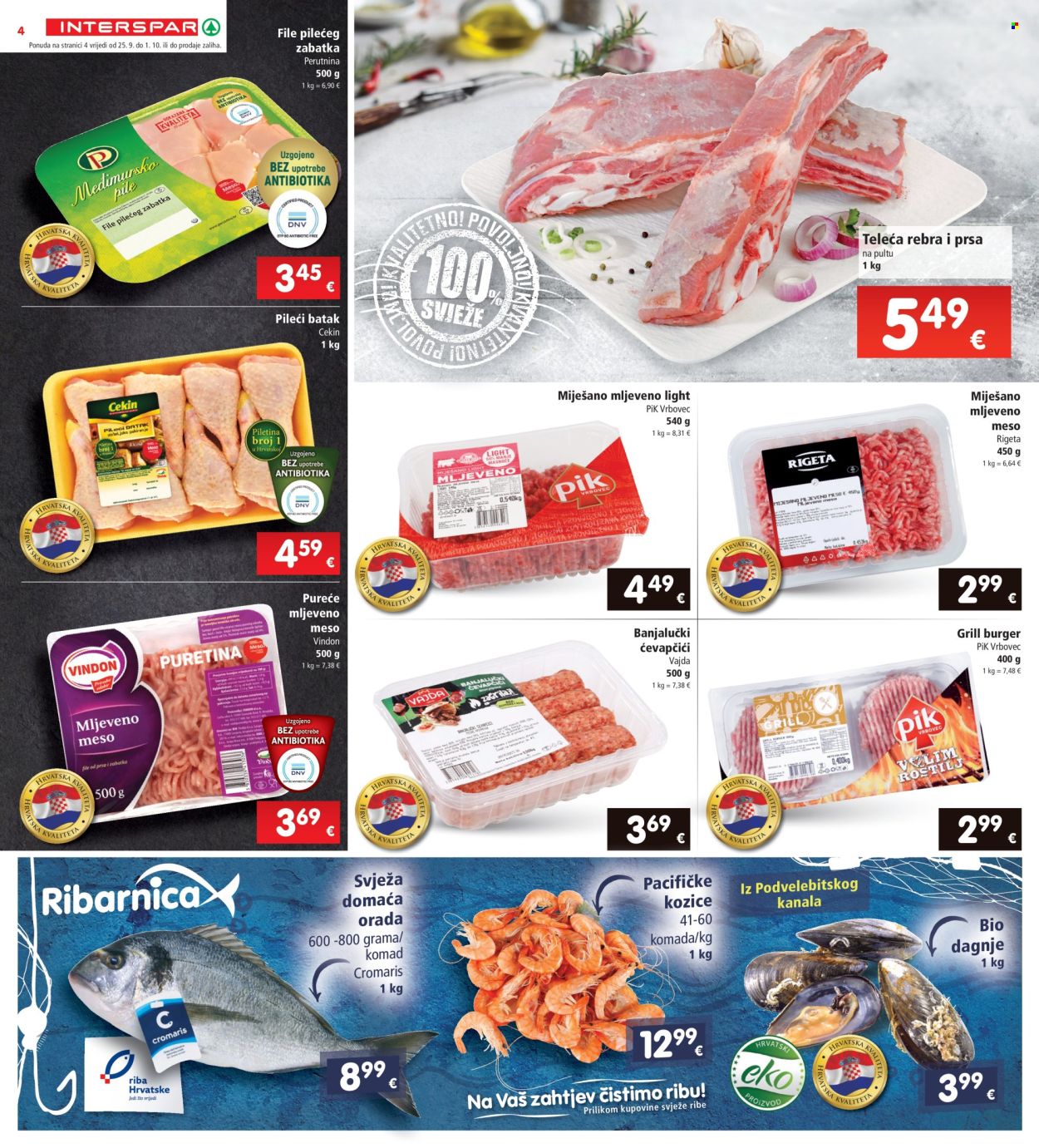 INTERSPAR katalog - 25.09.2024. - 01.10.2024. Stranica 4