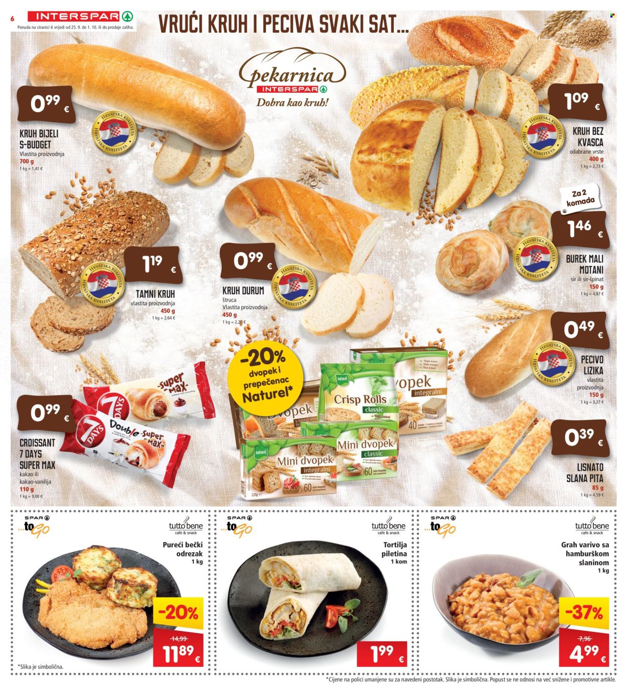 INTERSPAR katalog - 25.09.2024. - 01.10.2024. Stranica 6