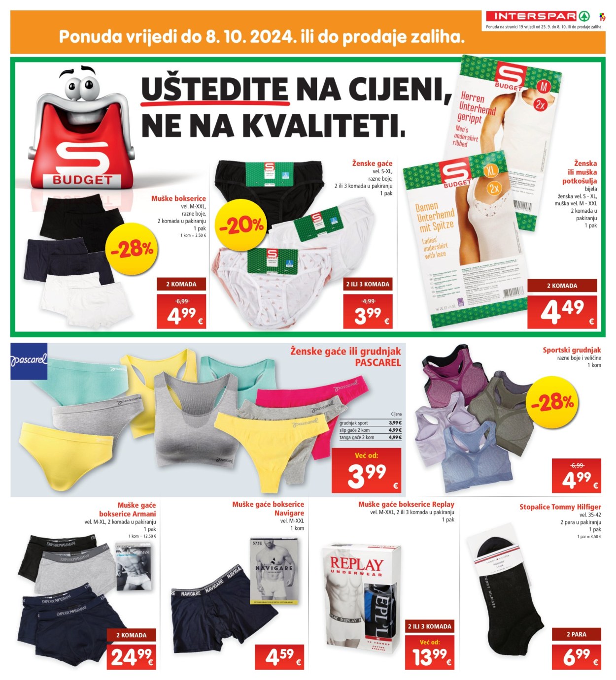 INTERSPAR katalog - 25.09.2024. - 01.10.2024. Stranica 19