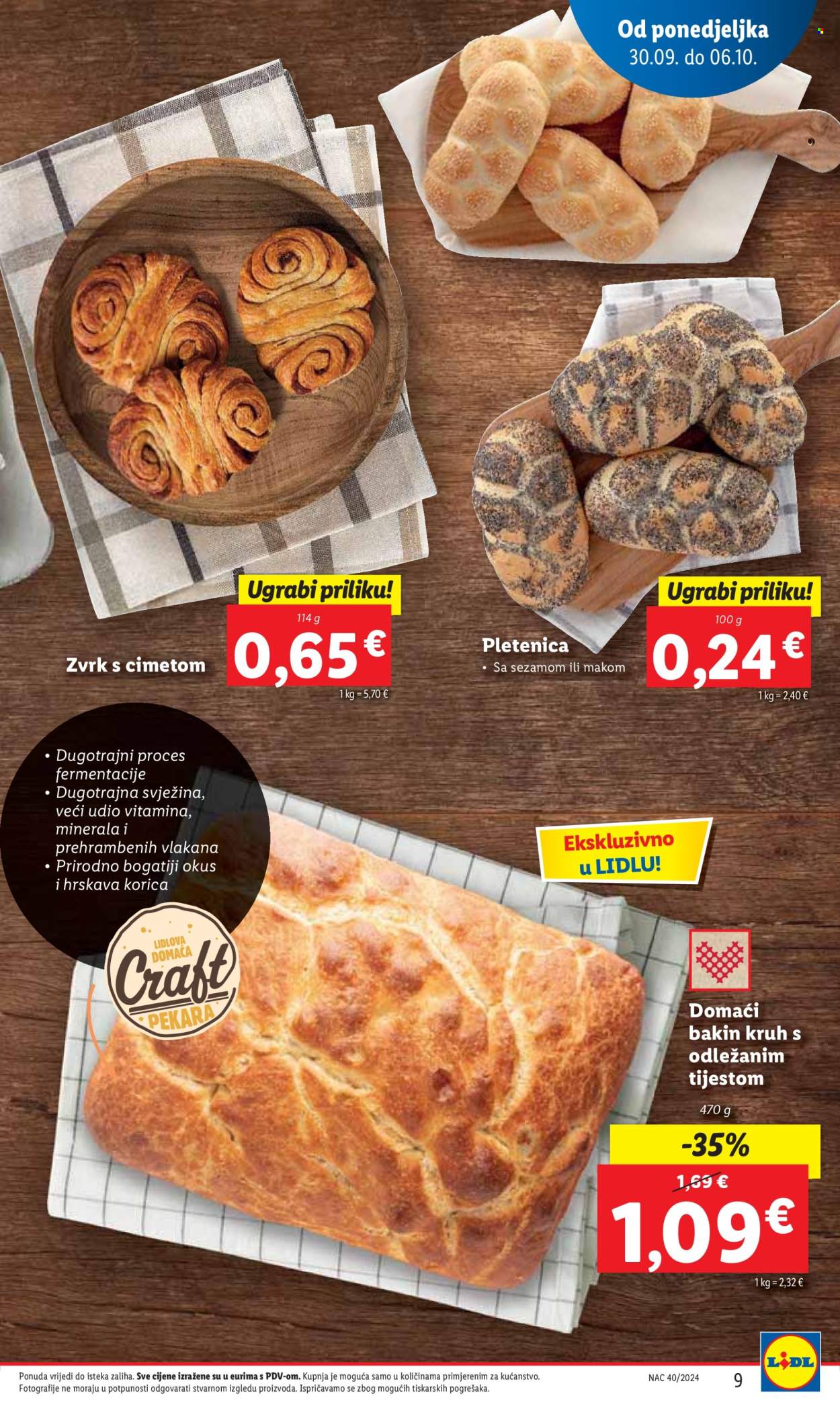 Lidl katalog - 30.09.2024. - 06.10.2024. Stranica 9
