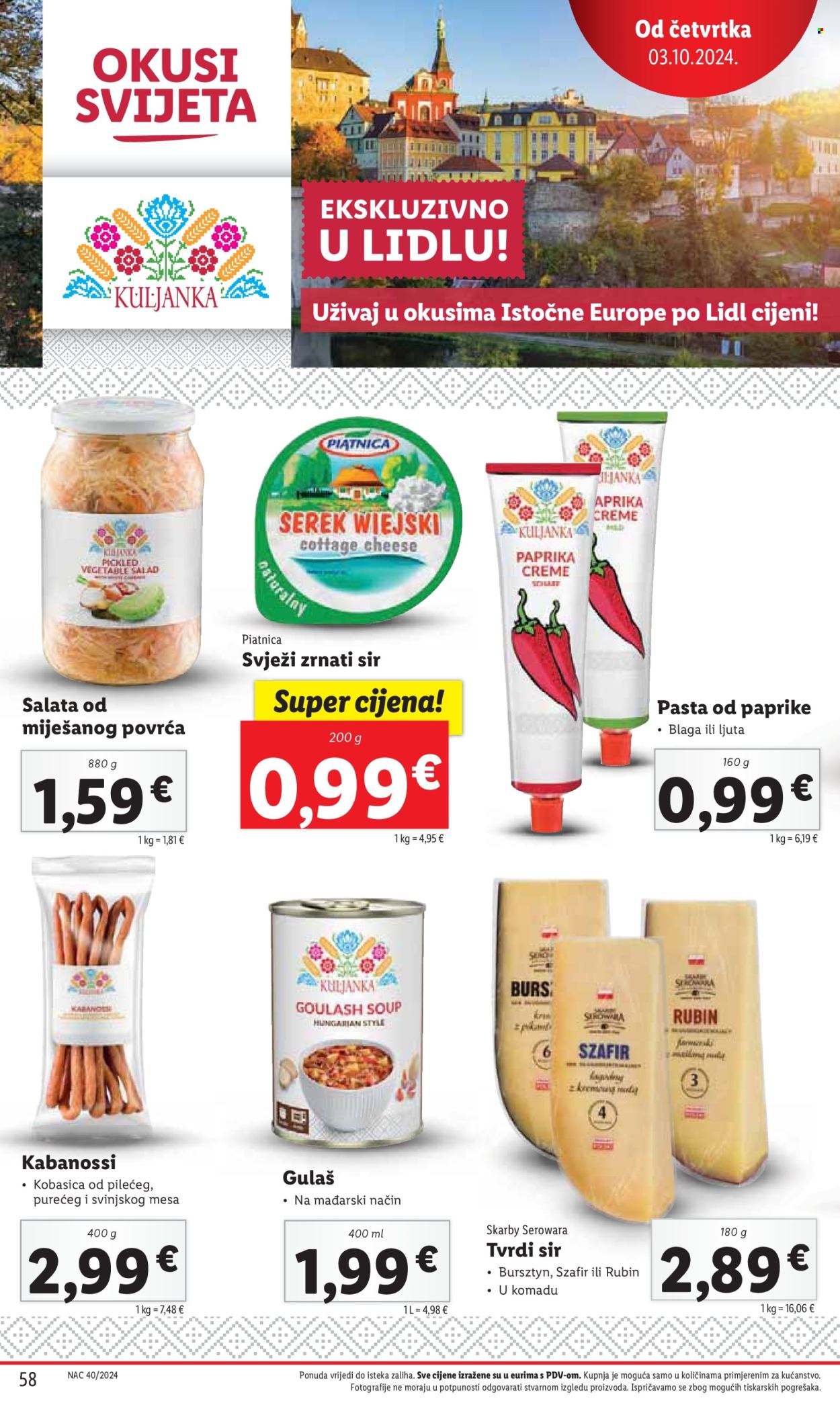 Lidl katalog - 30.09.2024. - 06.10.2024. Stranica 58