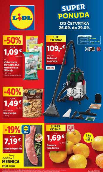 Lidl katalog - 26.09.2024. - 29.09.2024.