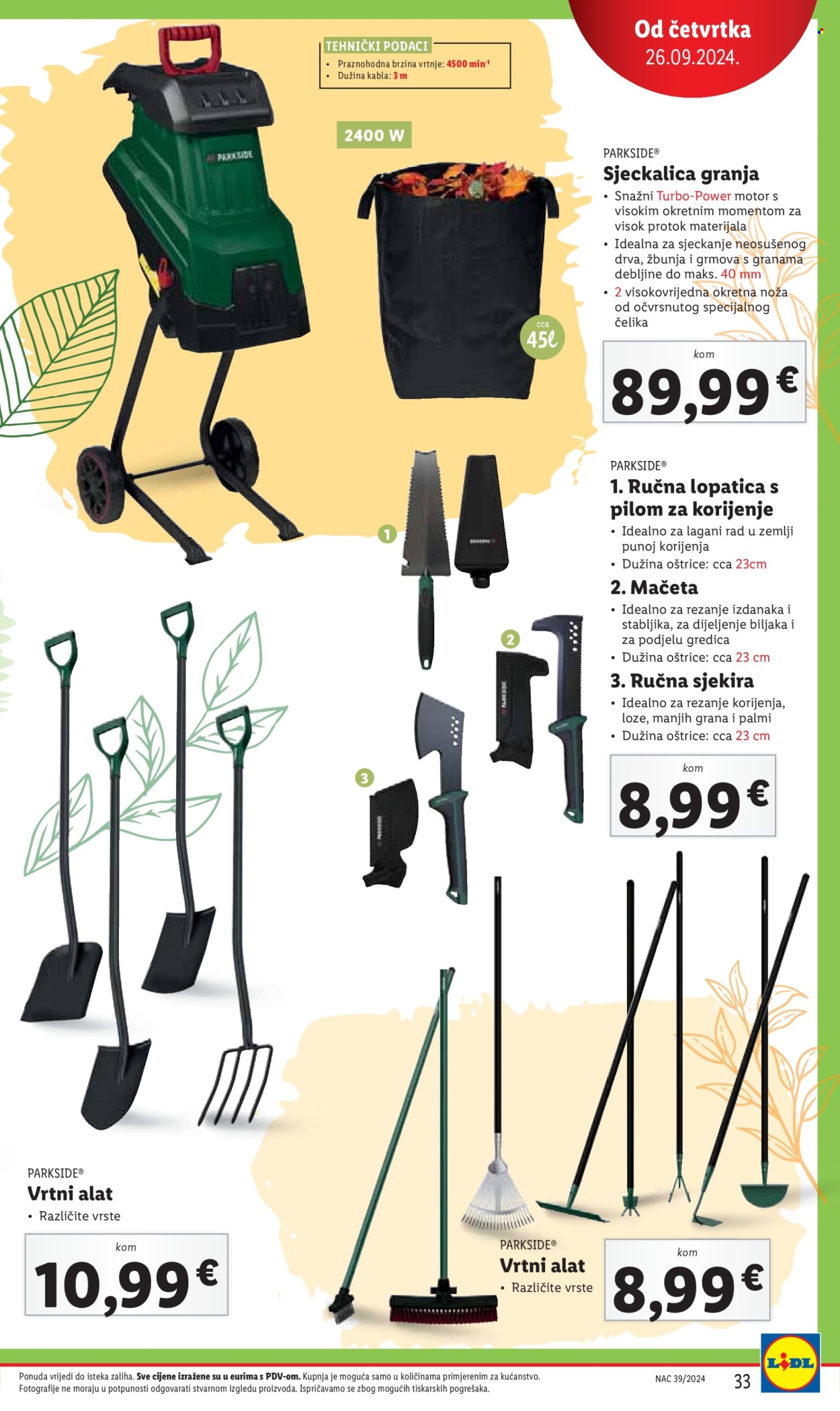 Lidl katalog - 26.09.2024. - 29.09.2024. Stranica 33