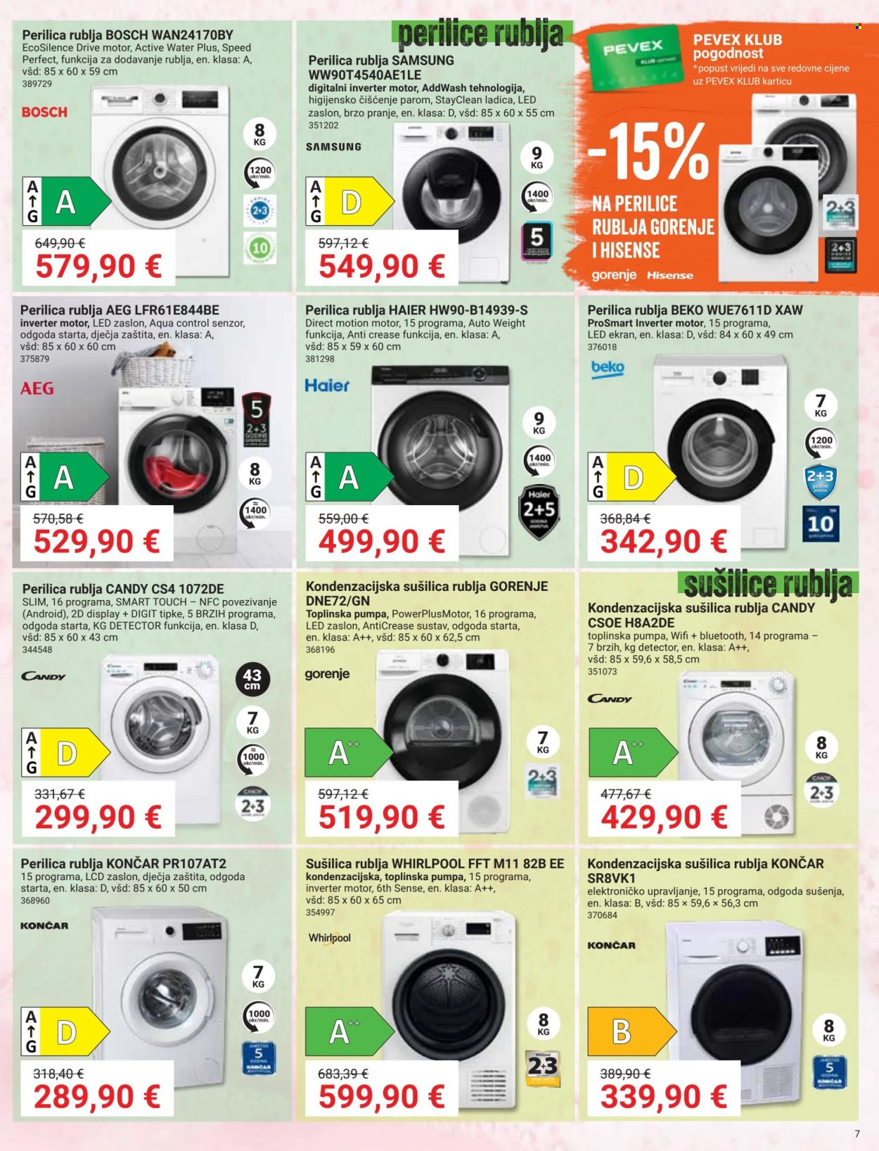 Pevex katalog - 26.09.2024. - 21.10.2024. Stranica 7