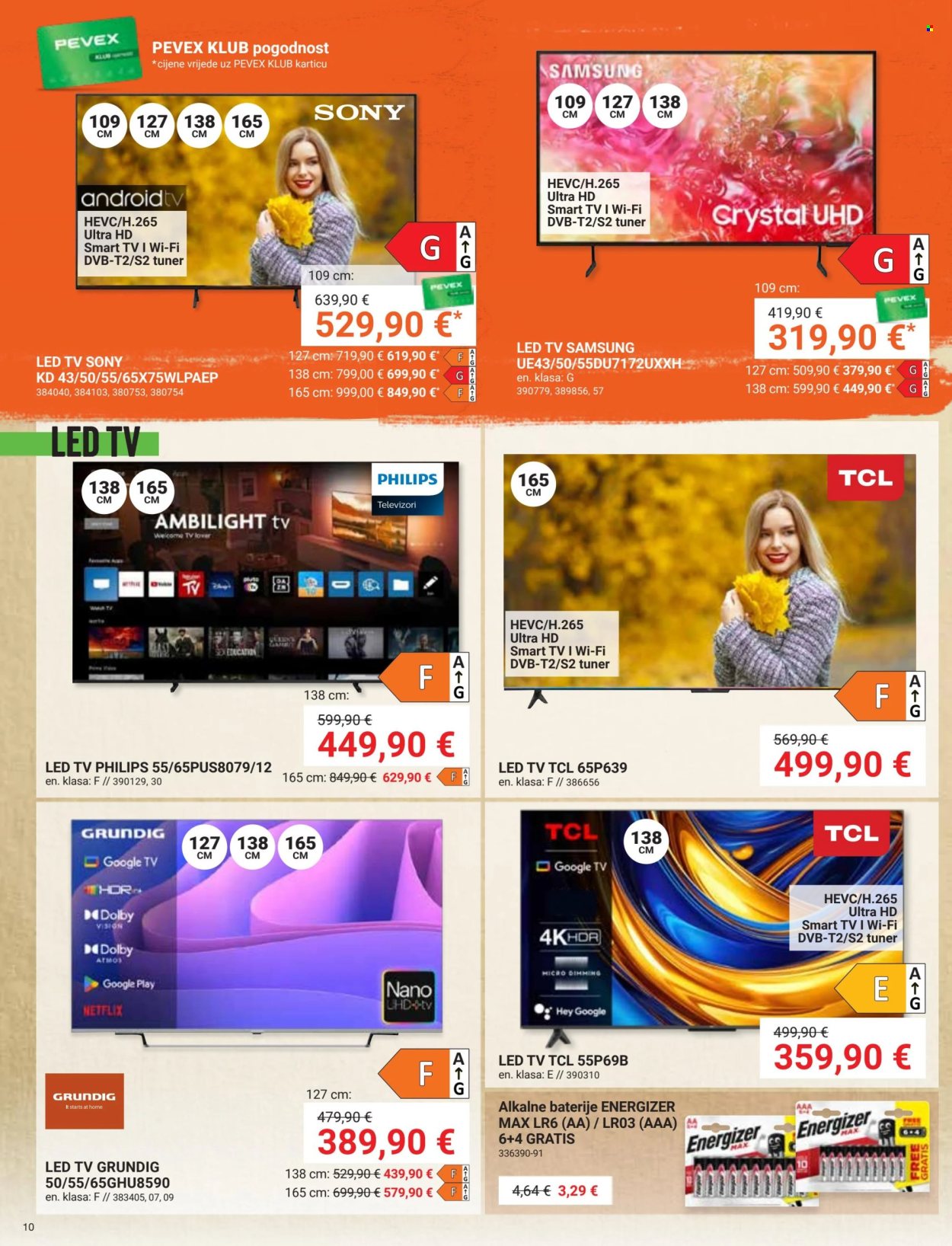 Pevex katalog - 26.09.2024. - 21.10.2024. Stranica 10