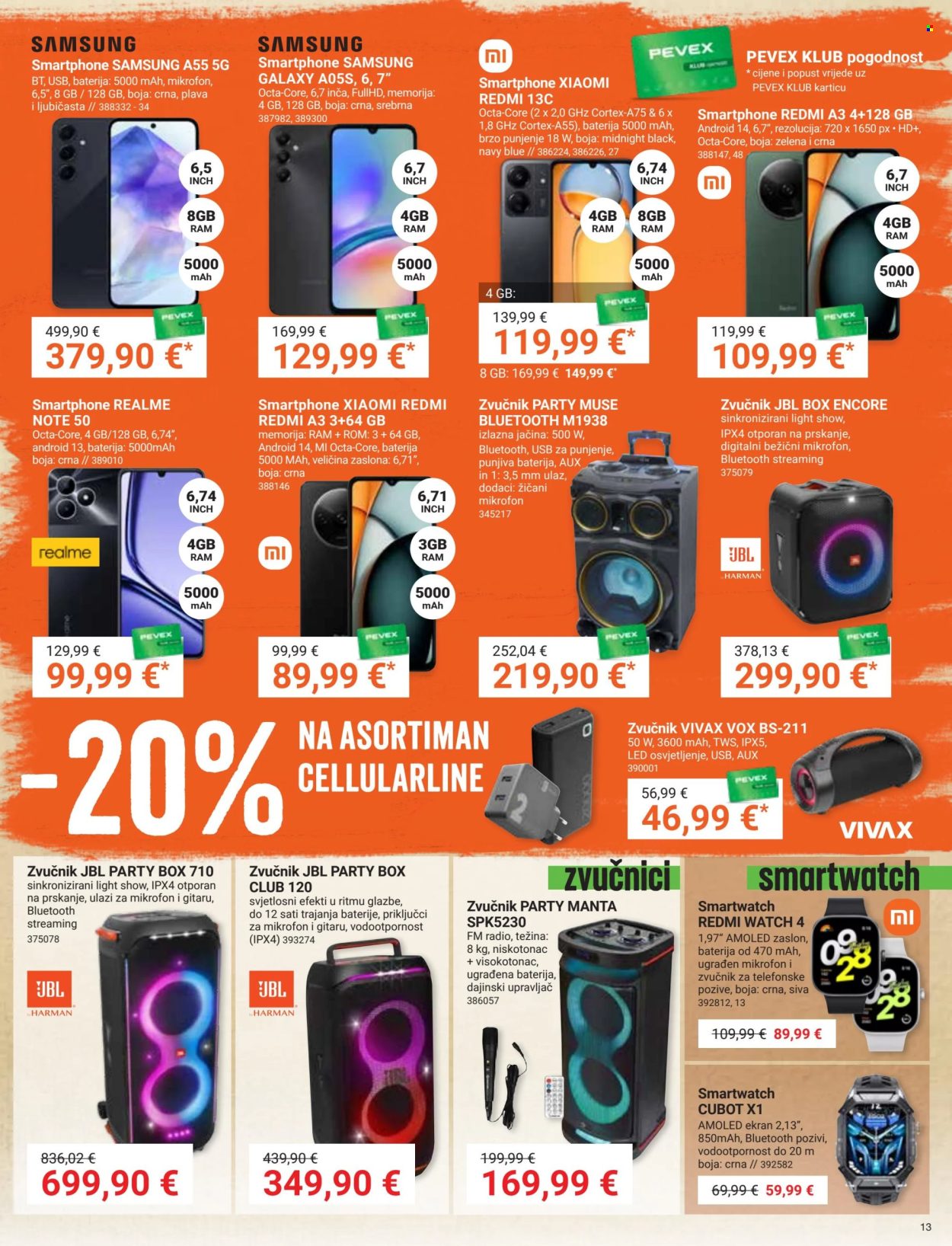 Pevex katalog - 26.09.2024. - 21.10.2024. Stranica 13