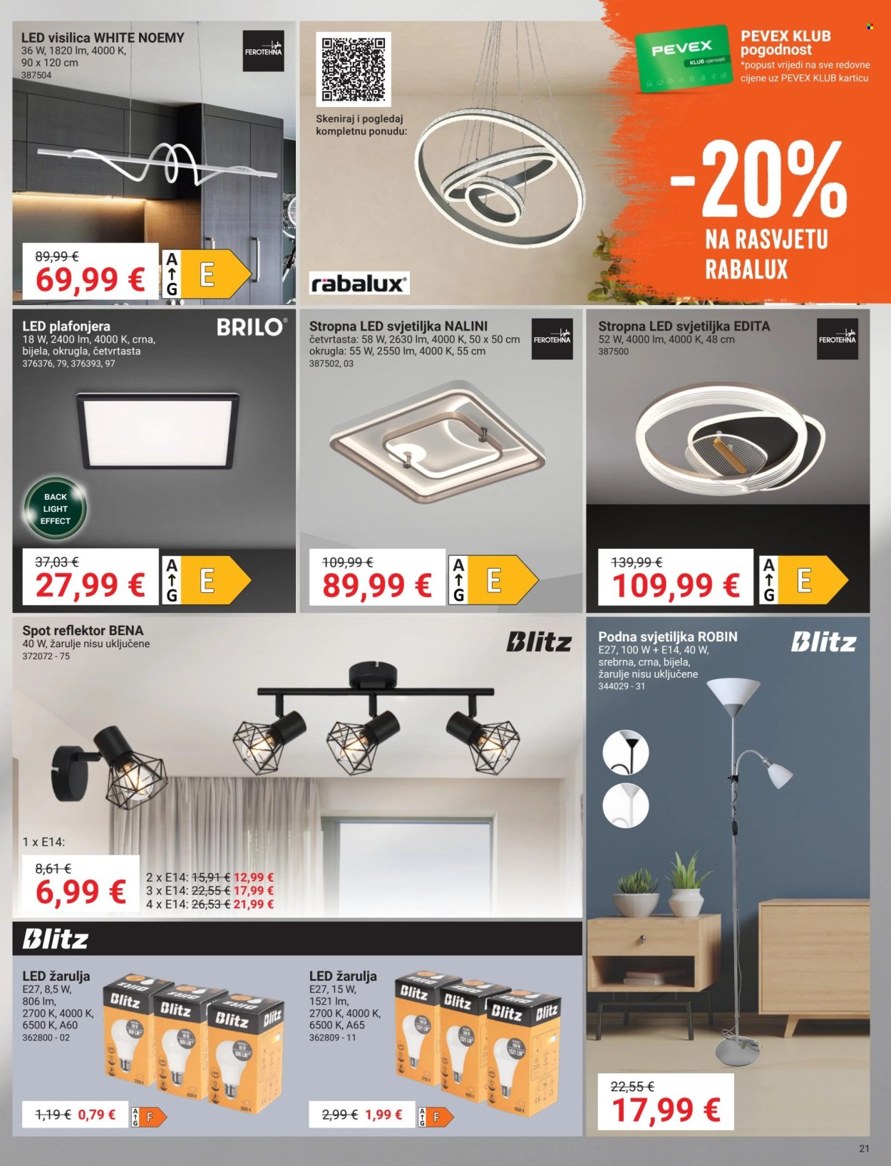 Pevex katalog - 26.09.2024. - 21.10.2024. Stranica 21