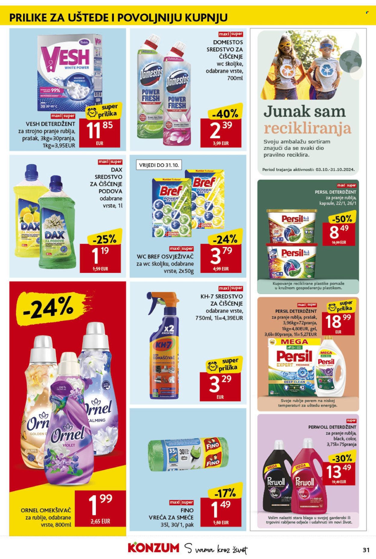 Konzum katalog - 03.10.2024. - 09.10.2024. Stranica 31