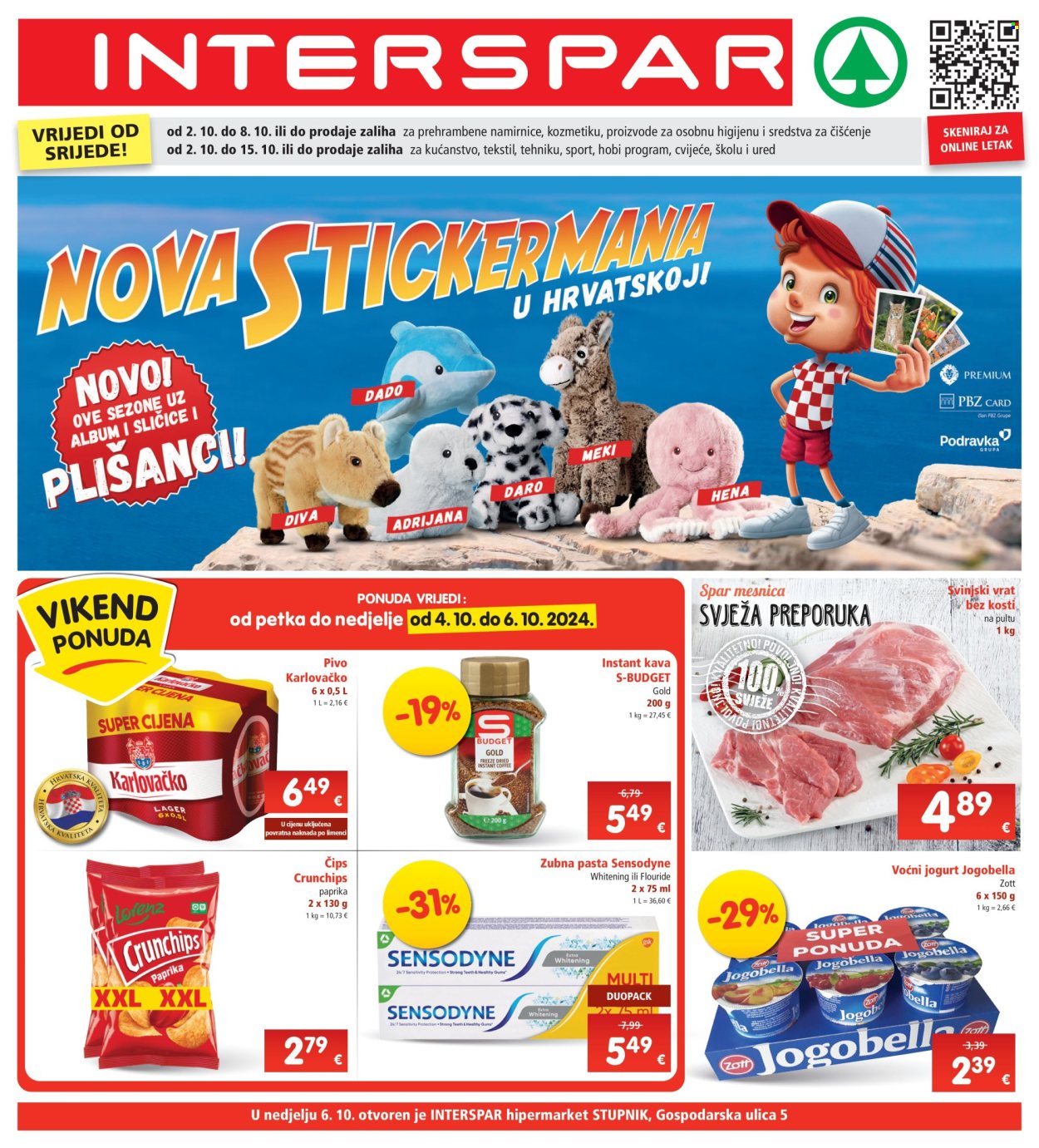 INTERSPAR katalog - 02.10.2024. - 08.10.2024. Stranica 1