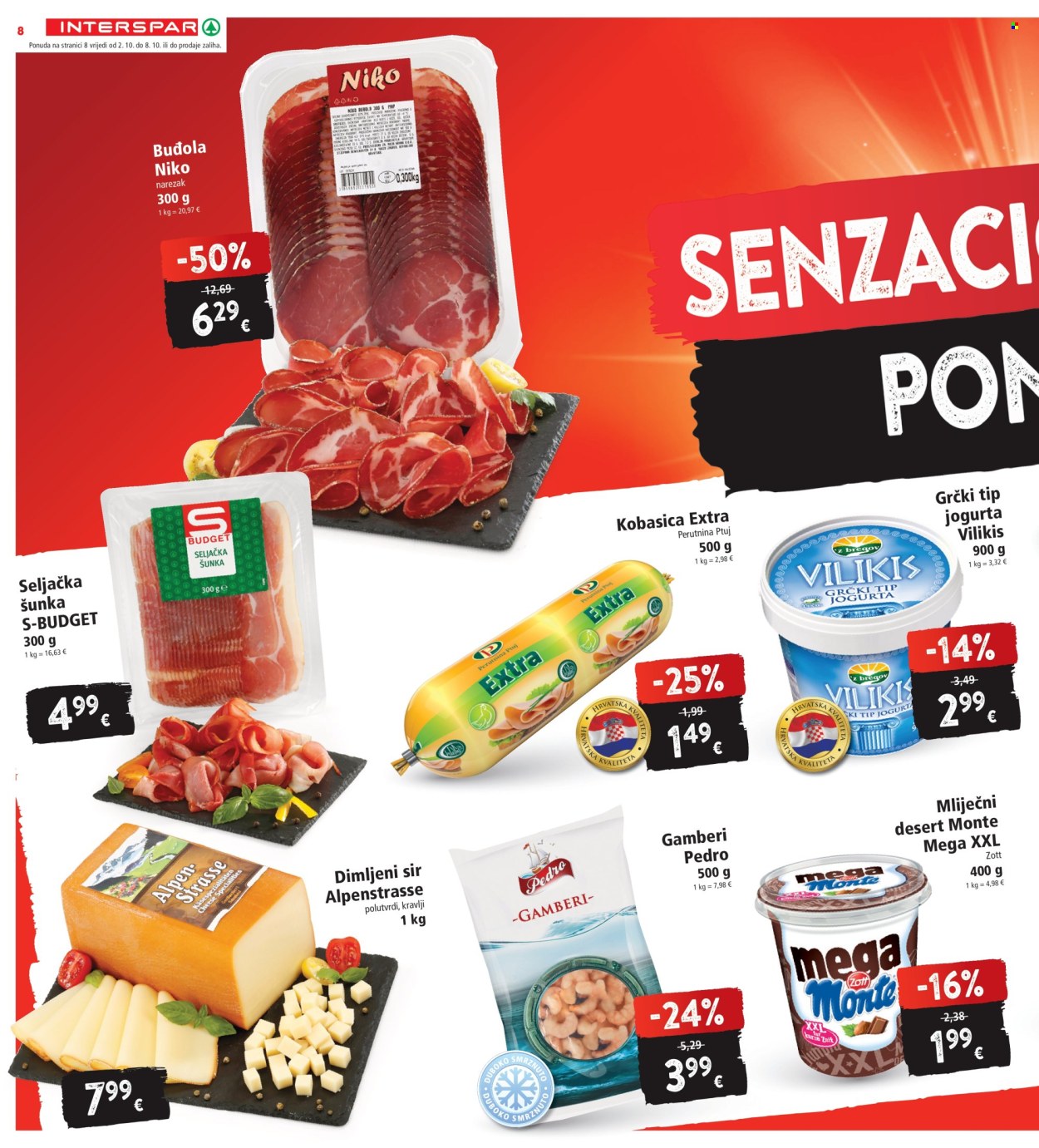 INTERSPAR katalog - 02.10.2024. - 08.10.2024. Stranica 8