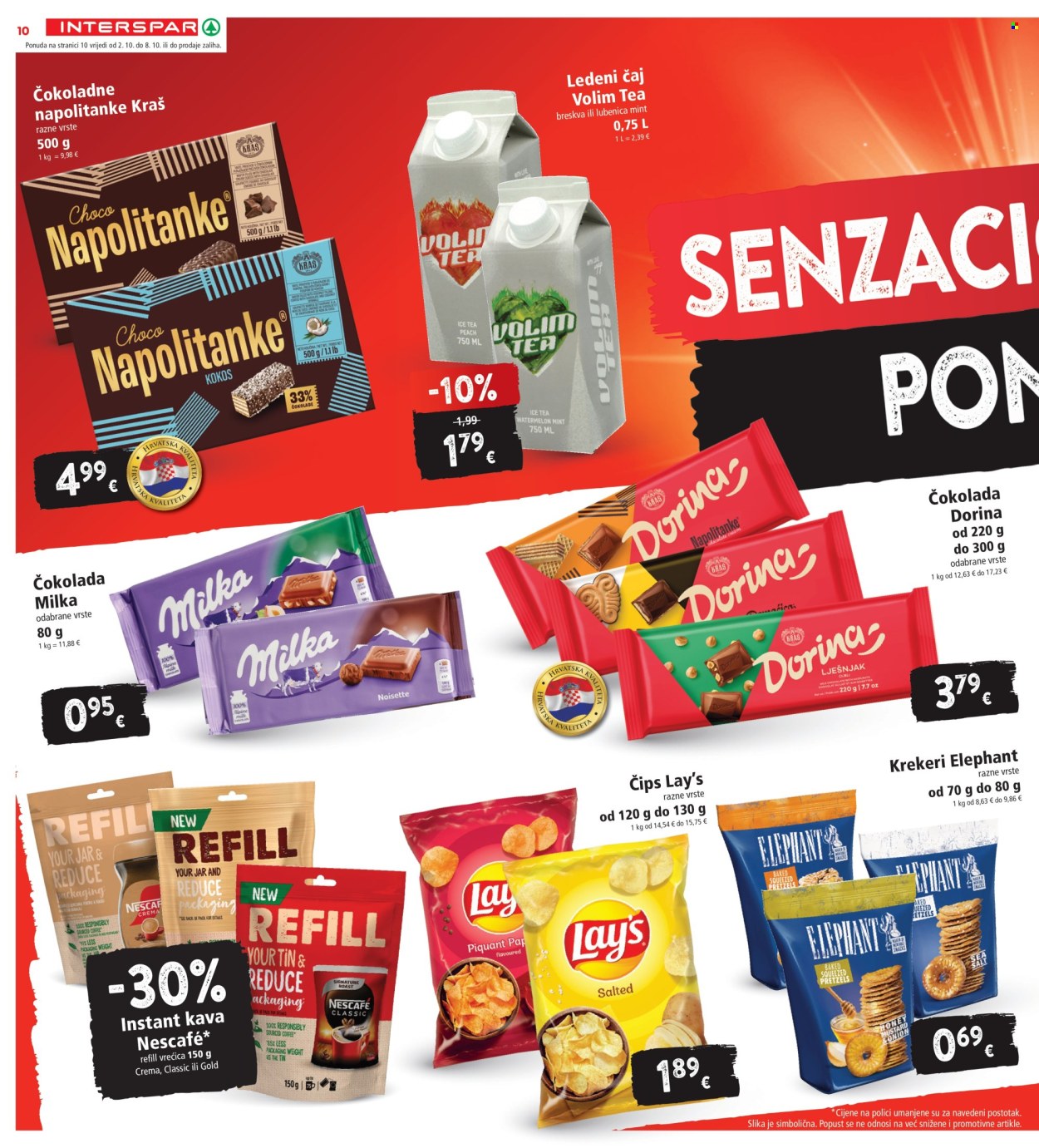 INTERSPAR katalog - 02.10.2024. - 08.10.2024. Stranica 10