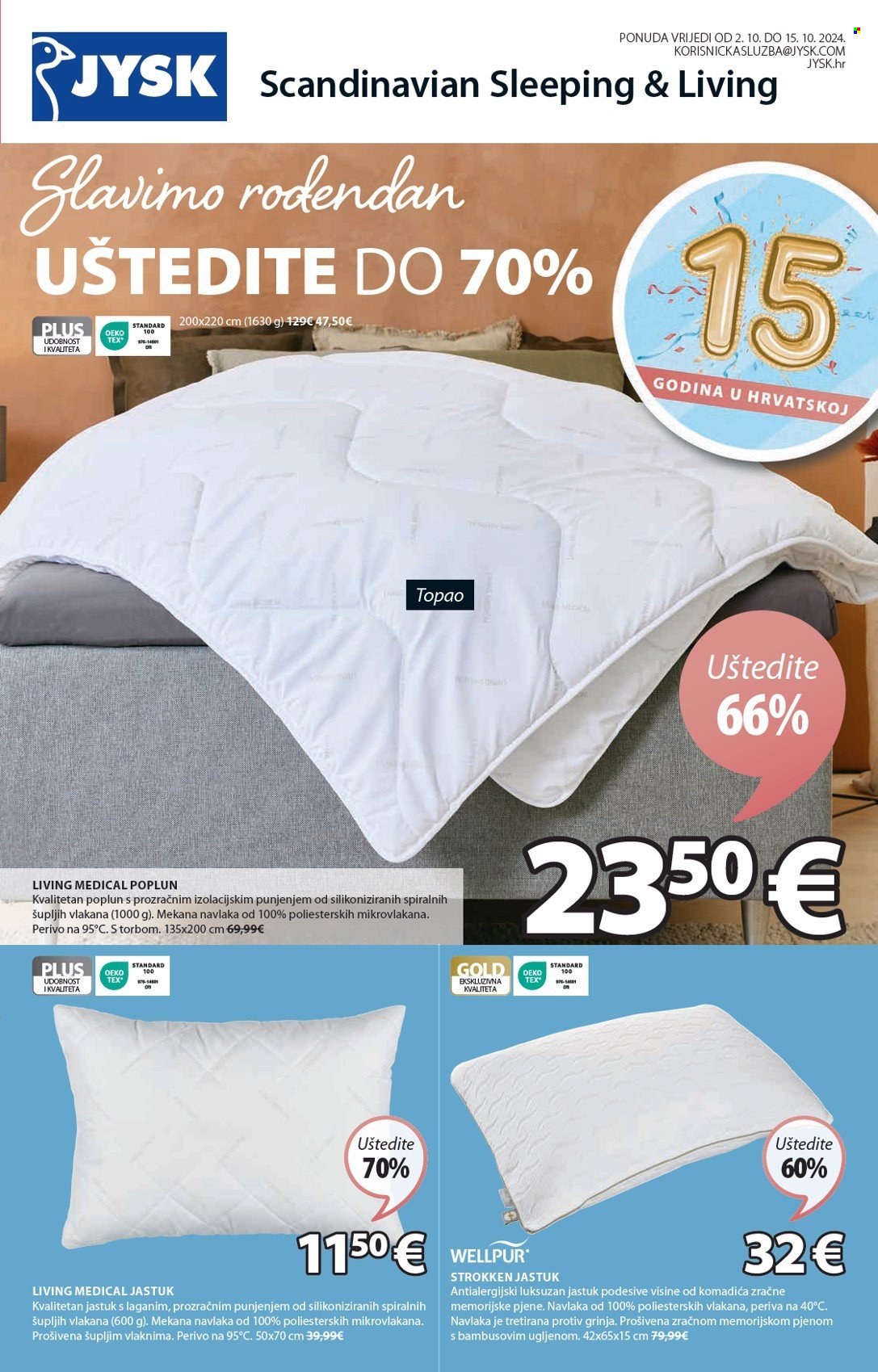 JYSK katalog - 02.10.2024. - 15.10.2024. Stranica 2