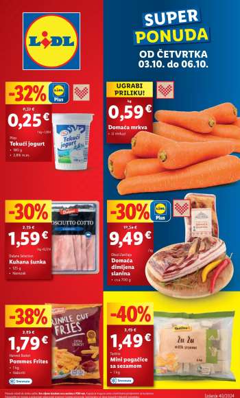 Lidl katalog - 03.10.2024. - 06.10.2024.
