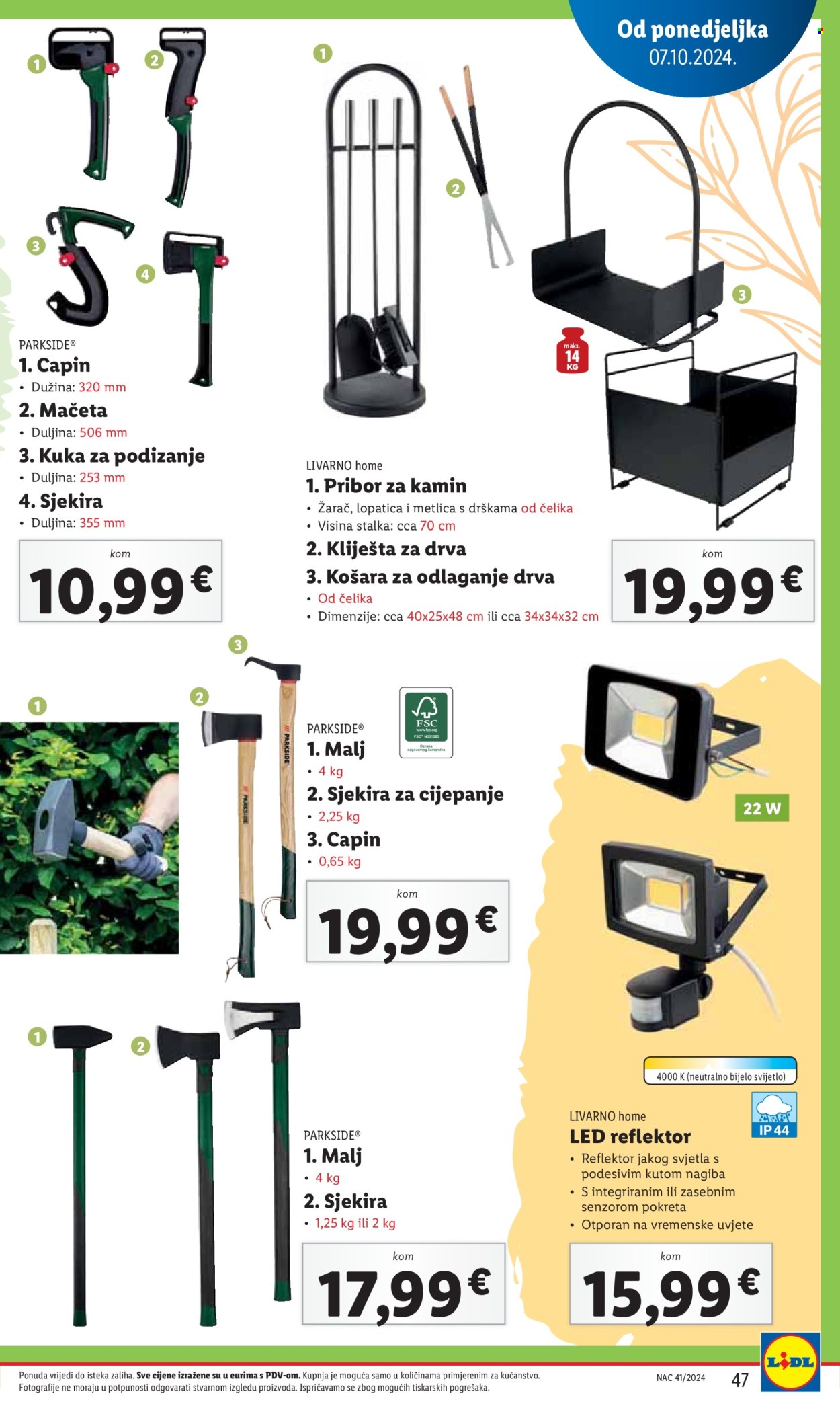 Lidl katalog - 07.10.2024. - 13.10.2024. Stranica 47