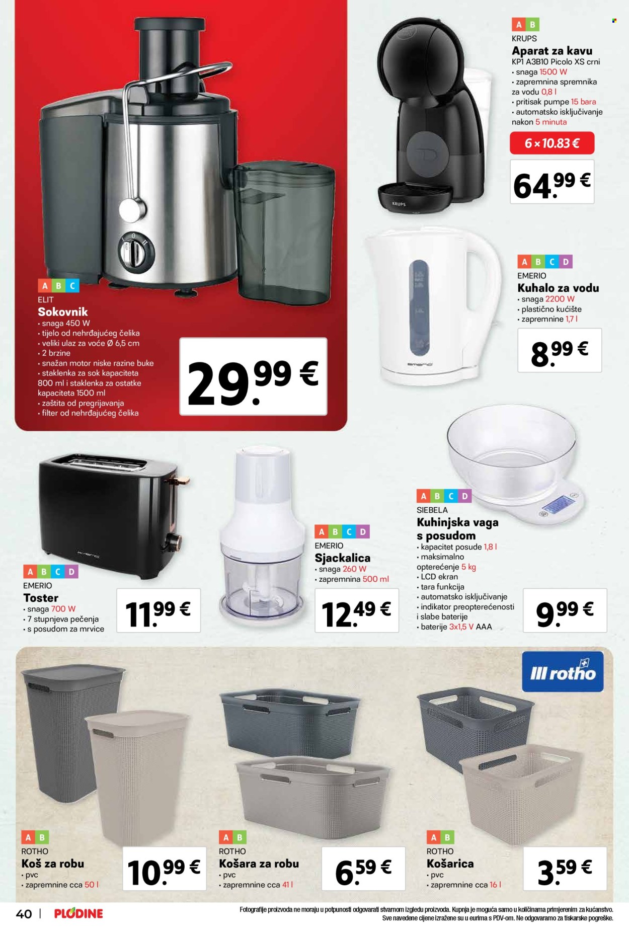 Plodine katalog - 09.10.2024. - 15.10.2024. Stranica 40