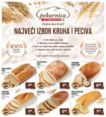 INTERSPAR katalog - 09.10.2024. - 16.10.2024.