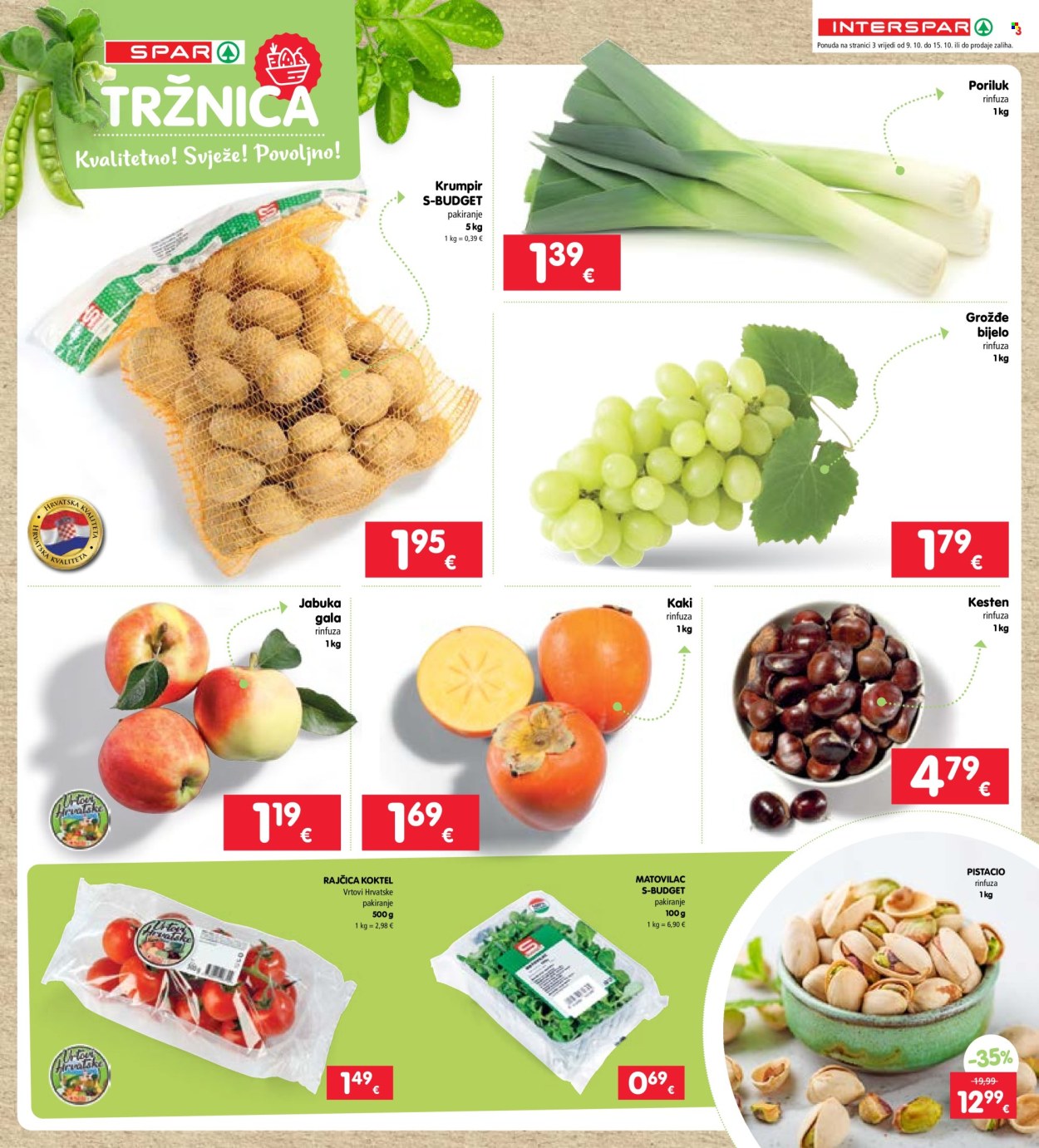 INTERSPAR katalog - 09.10.2024. - 16.10.2024. Stranica 7