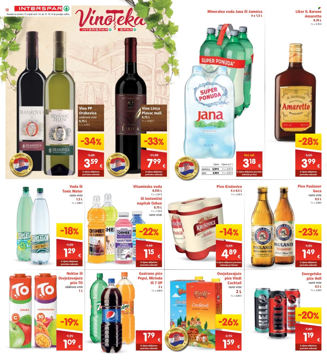 INTERSPAR katalog - 09.10.2024. - 16.10.2024. Stranica 16