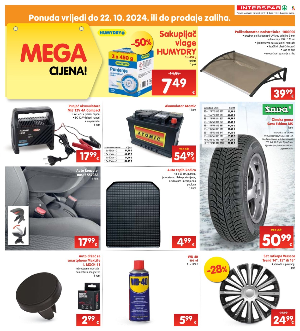 INTERSPAR katalog - 09.10.2024. - 15.10.2024. Stranica 15