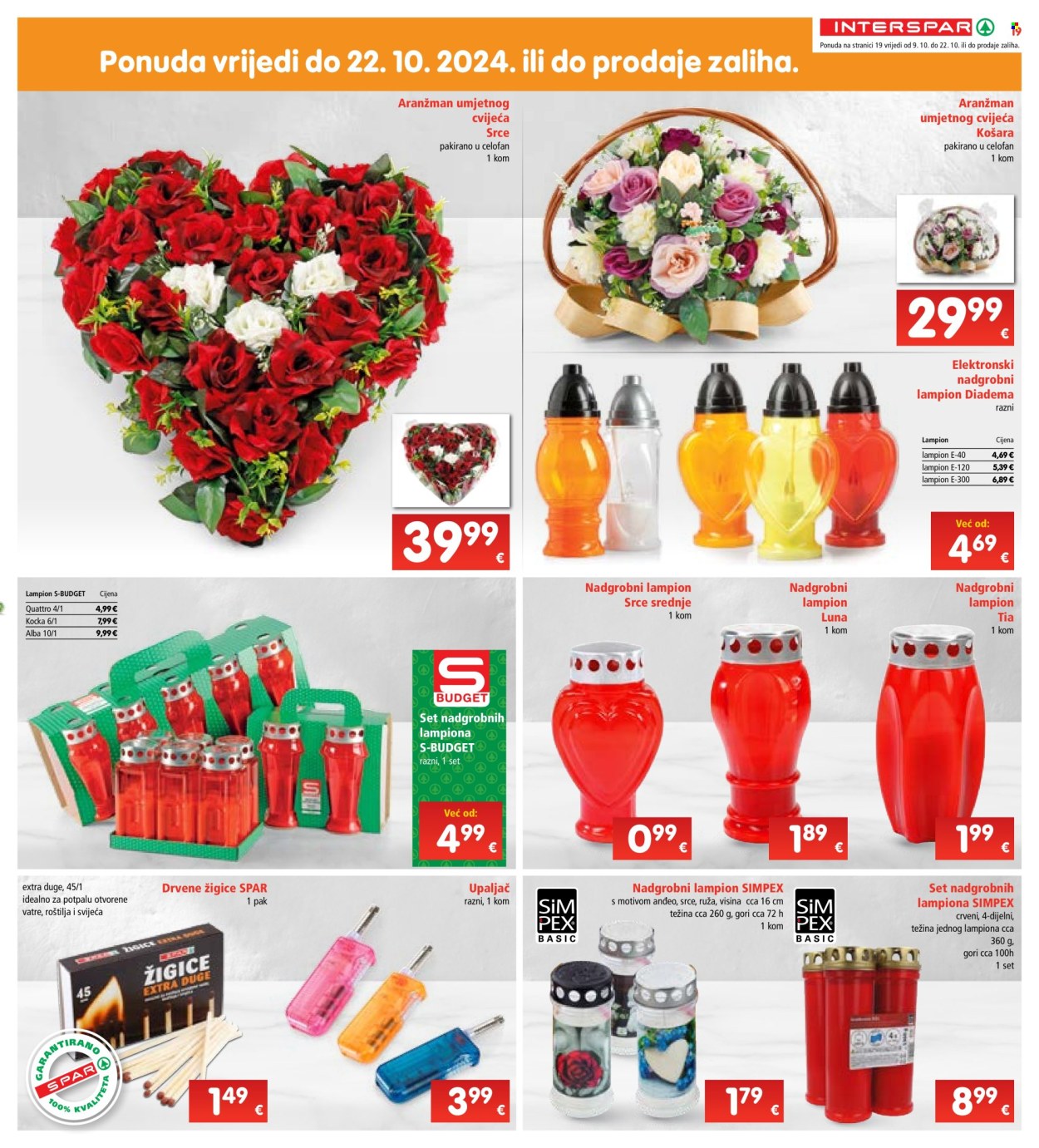 INTERSPAR katalog - 09.10.2024. - 15.10.2024. Stranica 19