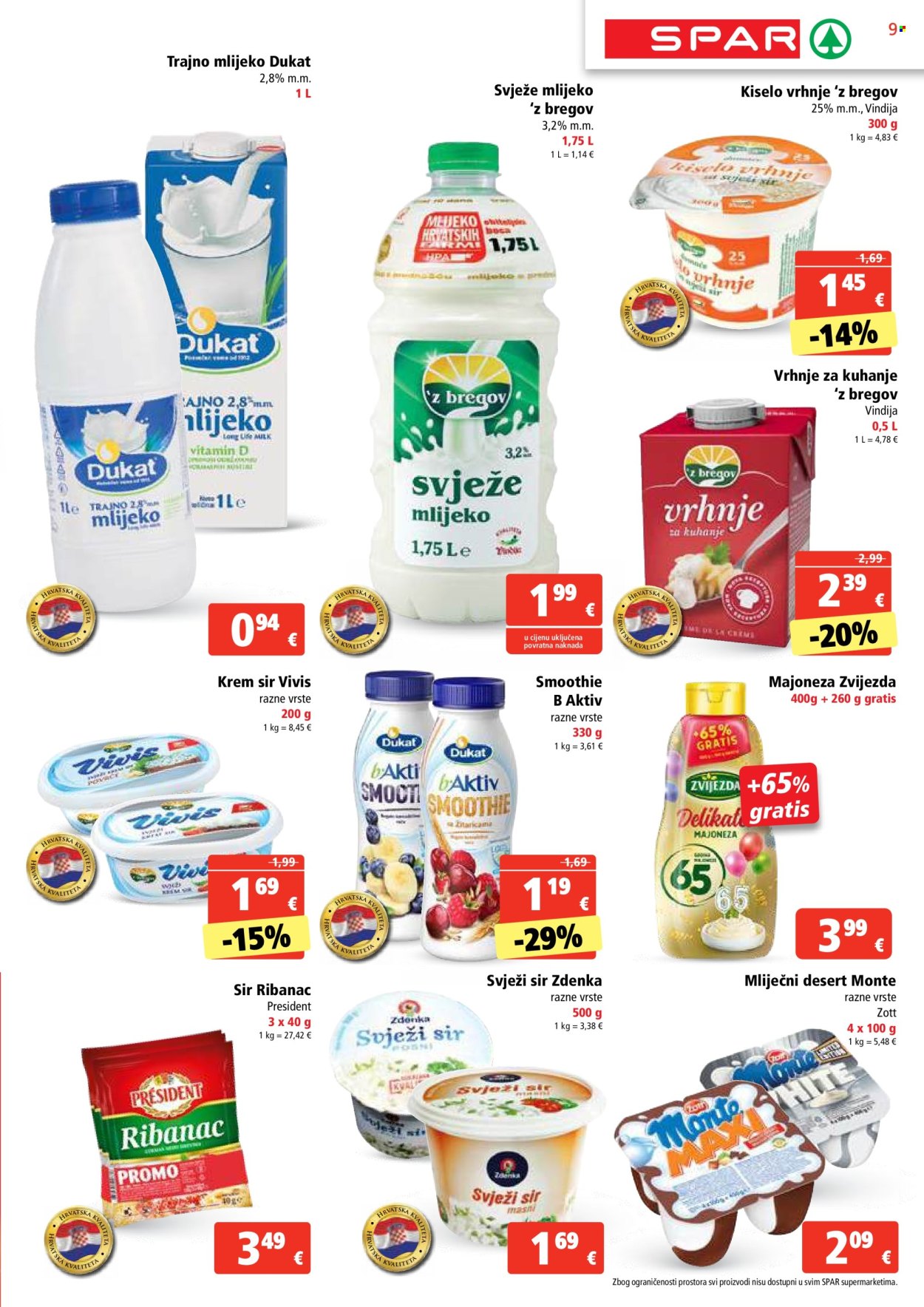 SPAR katalog - 09.10.2024. - 15.10.2024. Stranica 9