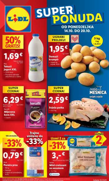 Lidl katalog - 14.10.2024. - 20.10.2024.
