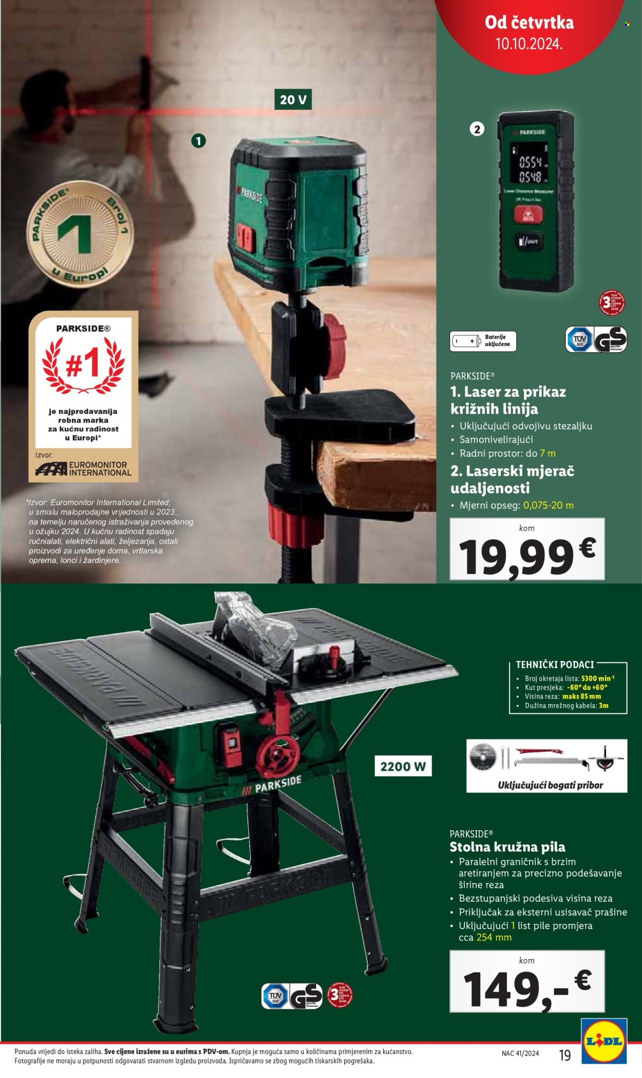 Lidl katalog - 10.10.2024. - 13.10.2024. Stranica 19