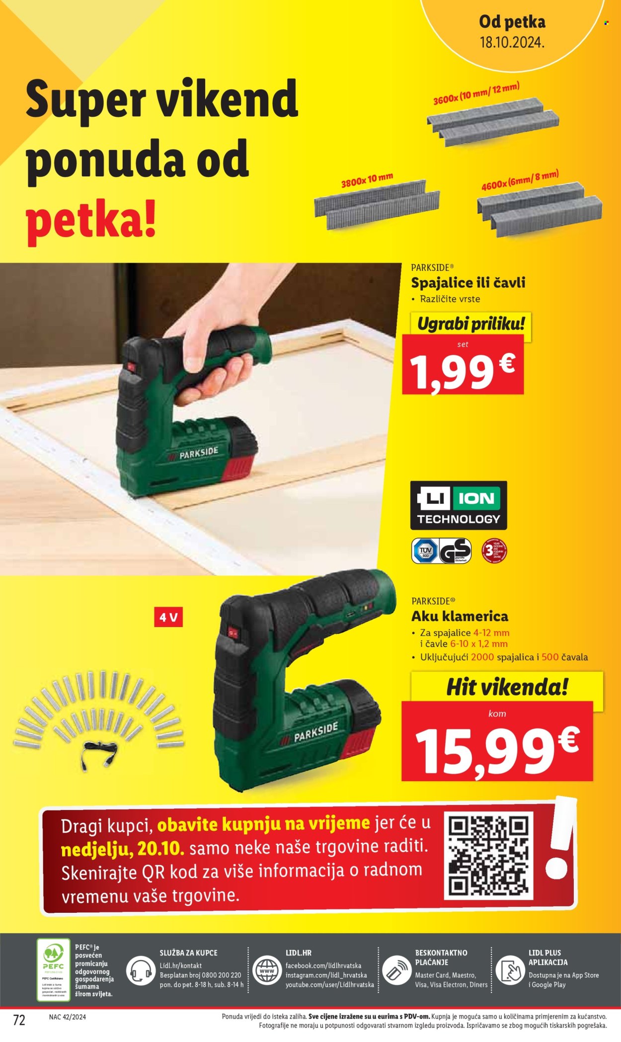 Lidl katalog - 14.10.2024. - 20.10.2024. Stranica 72