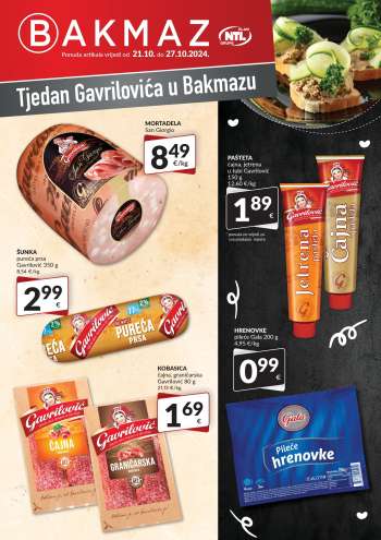Bakmaz katalog - 21.10.2024. - 27.10.2024.