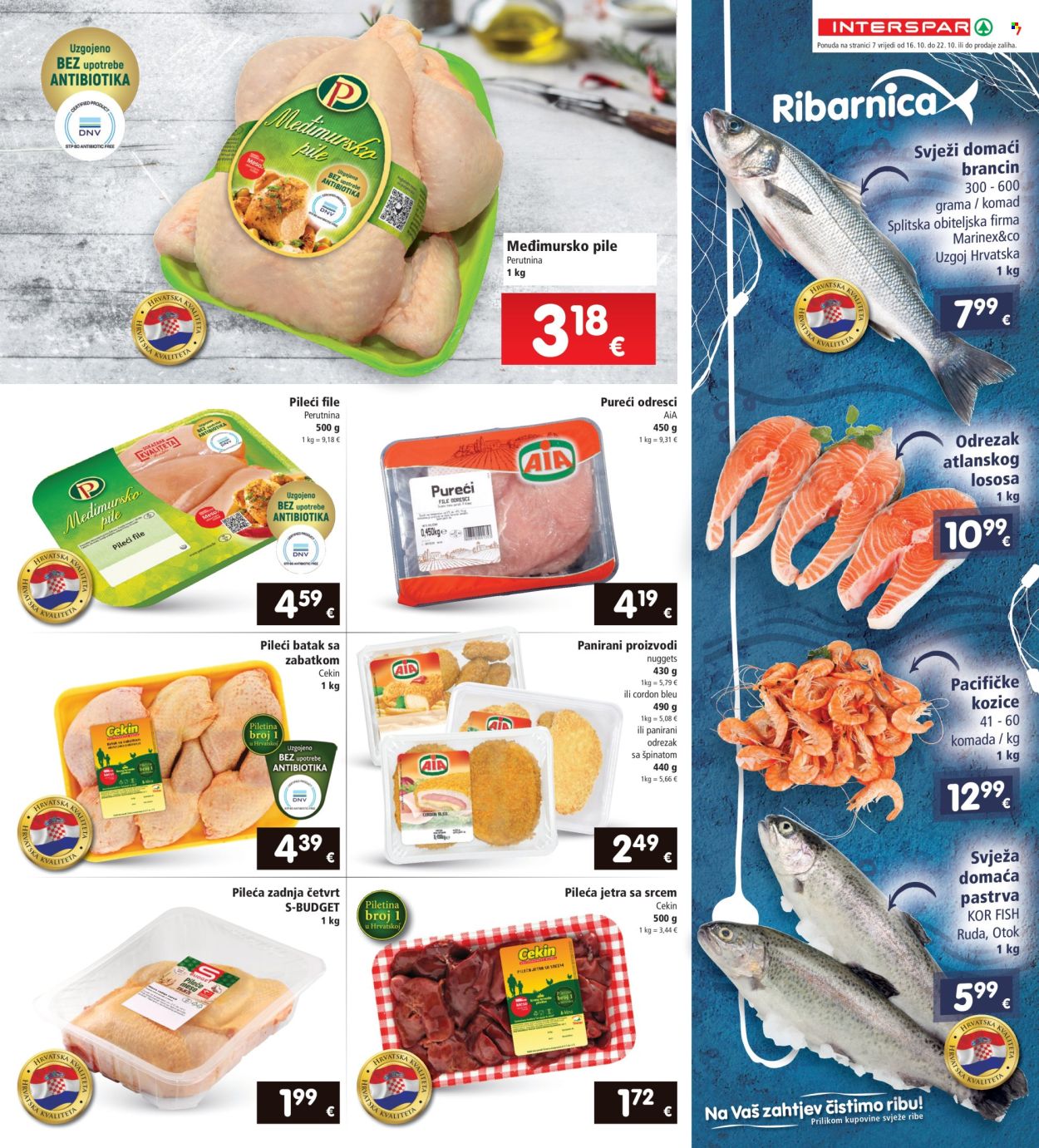INTERSPAR katalog - 16.10.2024. - 22.10.2024. Stranica 7