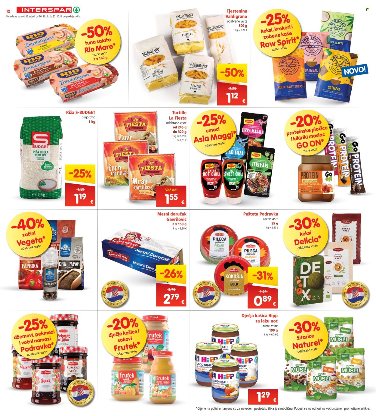 INTERSPAR katalog - 16.10.2024. - 22.10.2024. Stranica 12