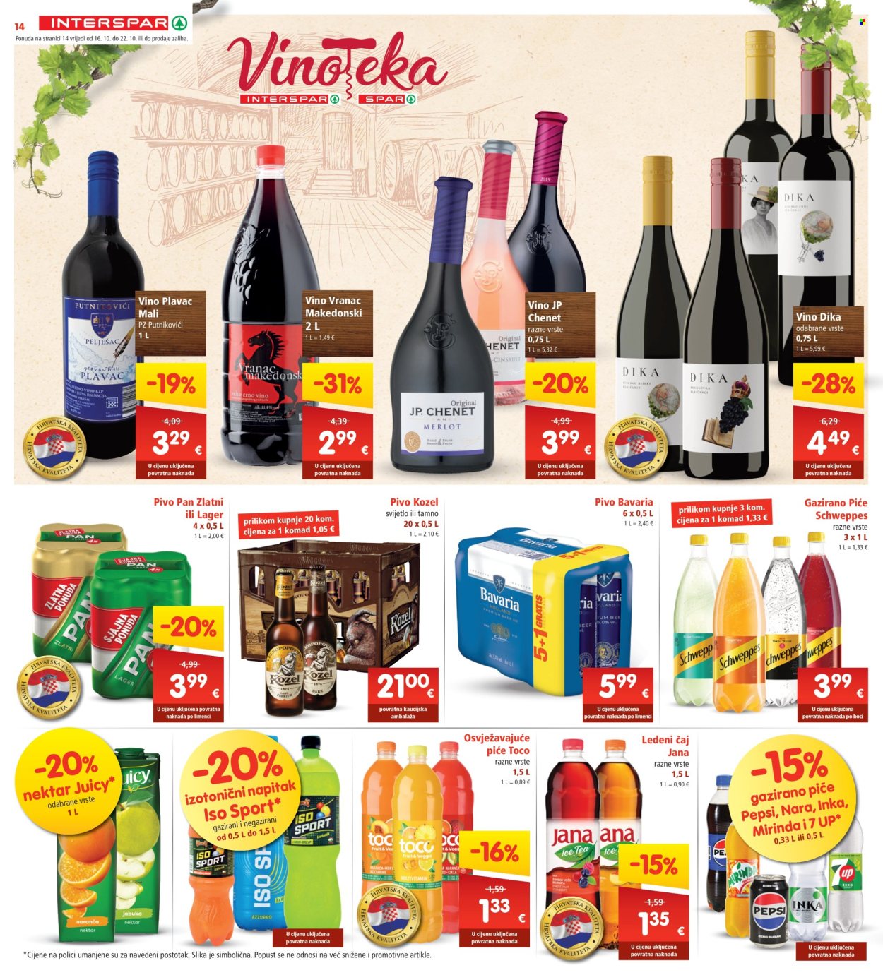 INTERSPAR katalog - 16.10.2024. - 22.10.2024. Stranica 14