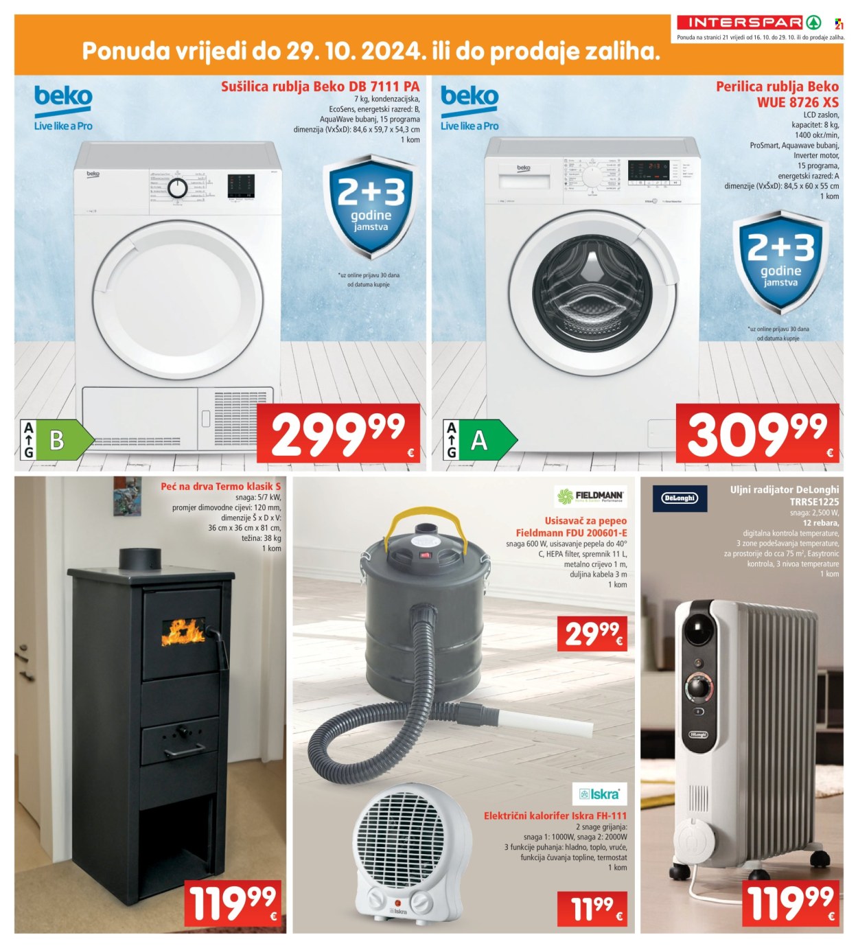INTERSPAR katalog - 16.10.2024. - 22.10.2024. Stranica 21