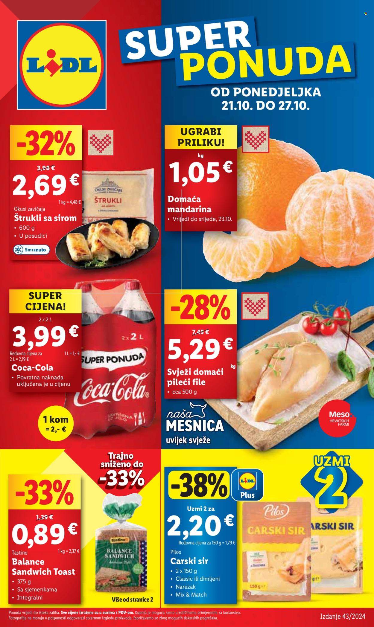 Lidl katalog - 21.10.2024. - 27.10.2024. Stranica 1