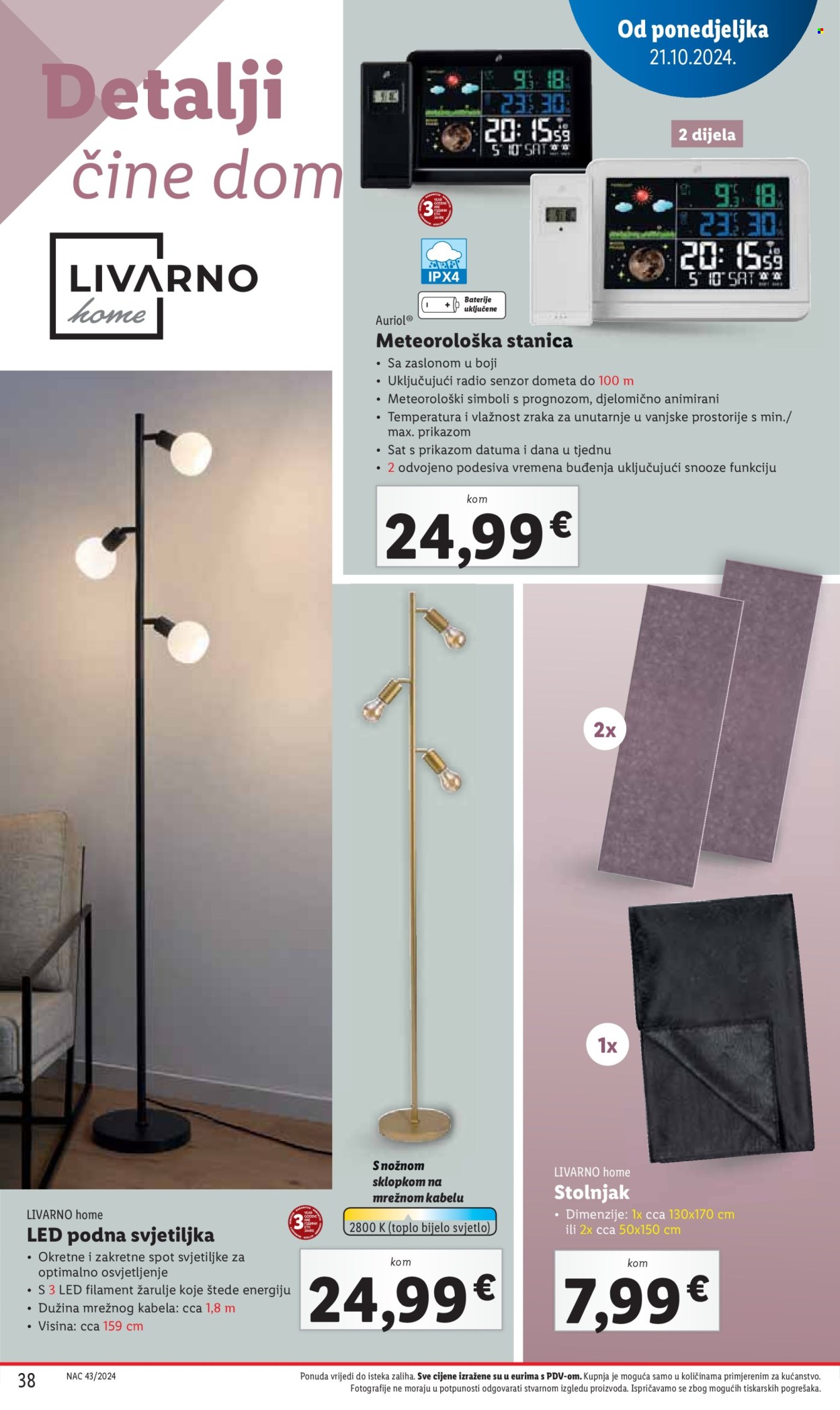 Lidl katalog - 21.10.2024. - 27.10.2024. Stranica 38