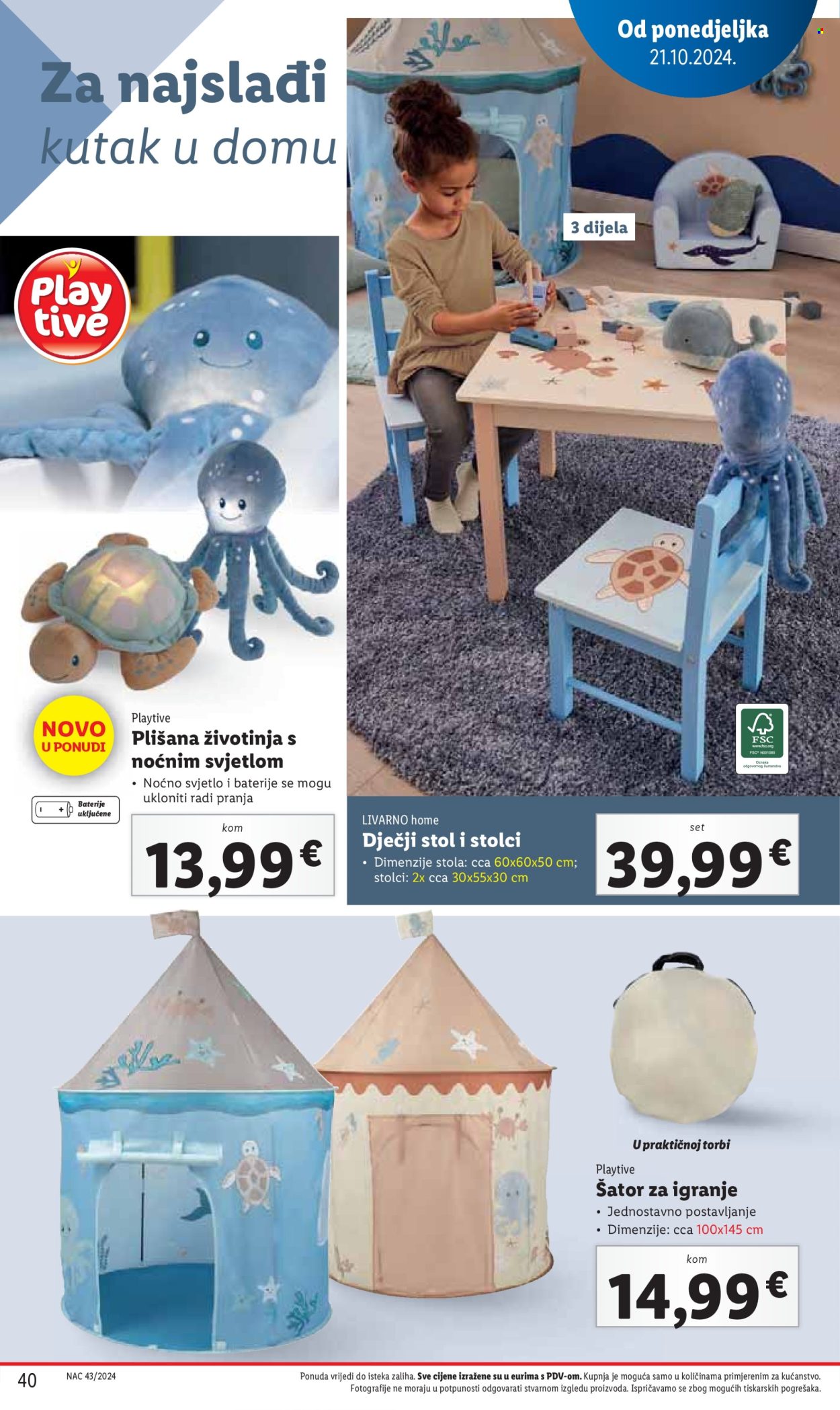 Lidl katalog - 21.10.2024. - 27.10.2024. Stranica 40