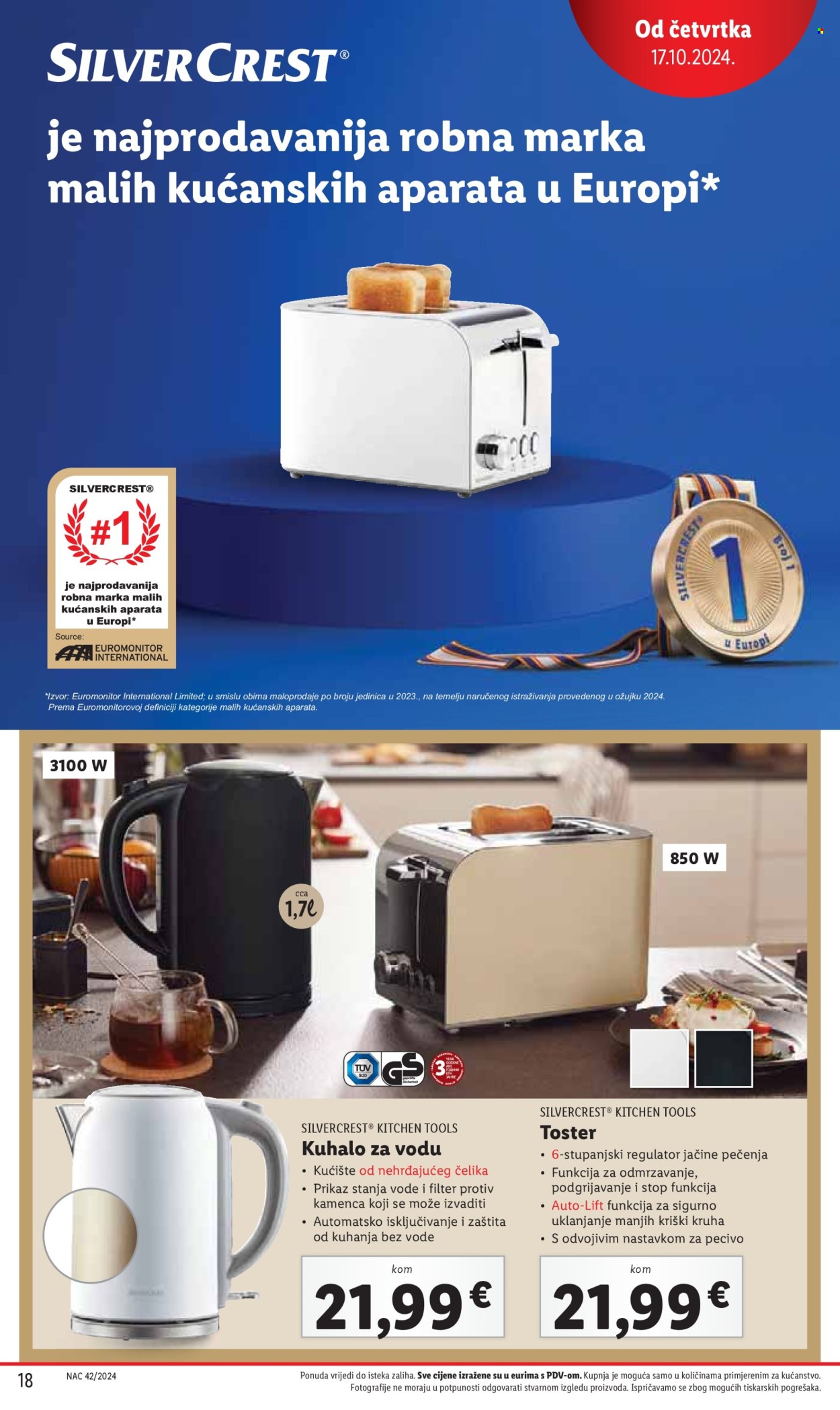 Lidl katalog - 17.10.2024. - 20.10.2024. Stranica 18