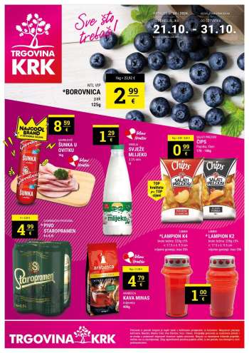 Trgovina KRK katalog - 21.10.2024. - 31.10.2024.