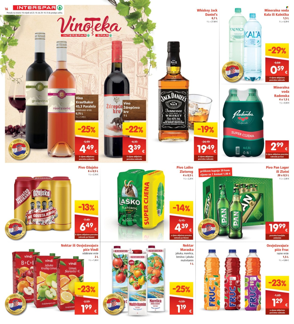 INTERSPAR katalog - 23.10.2024. - 29.10.2024. Stranica 16