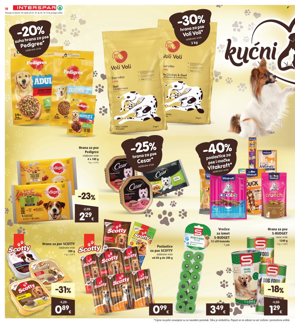 INTERSPAR katalog - 23.10.2024. - 29.10.2024. Stranica 18
