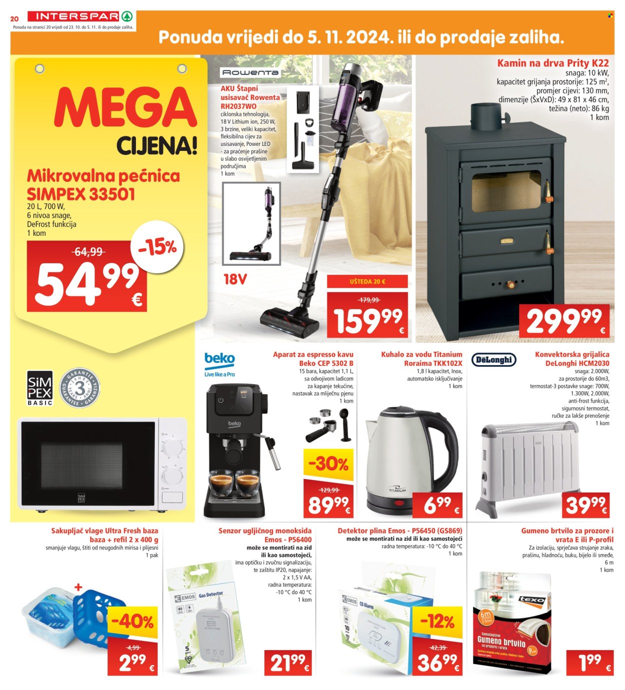 INTERSPAR katalog - 23.10.2024. - 29.10.2024. Stranica 20