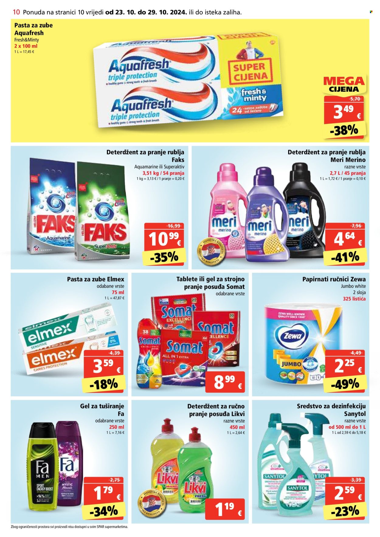 SPAR katalog - 23.10.2024. - 29.10.2024. Stranica 10