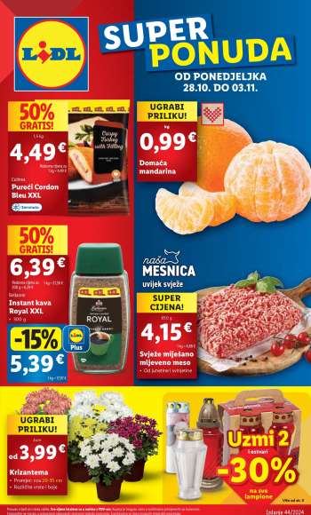 Lidl katalog - 28.10.2024. - 03.11.2024.