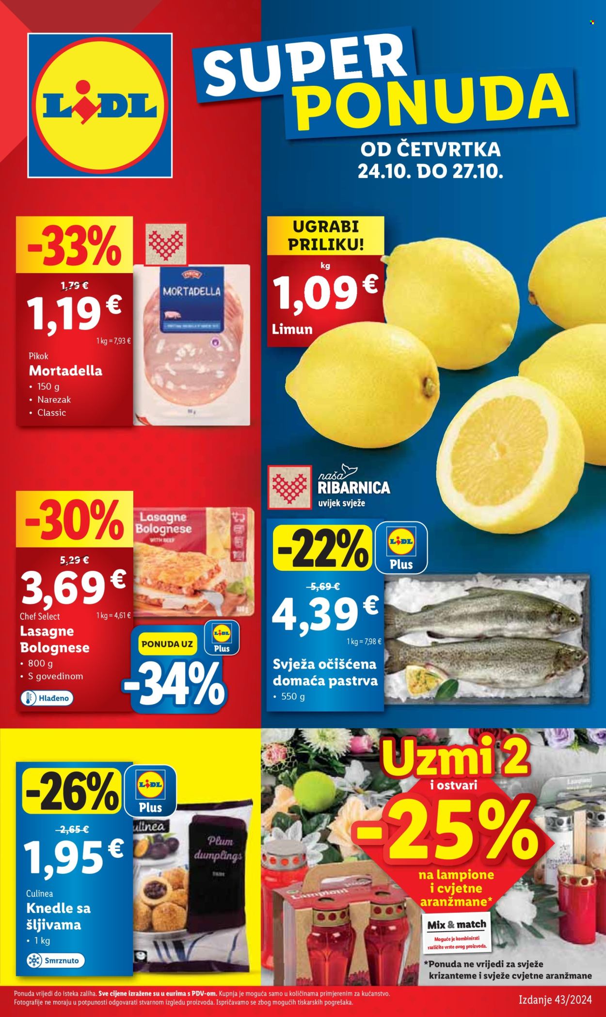 Lidl katalog - 24.10.2024. - 27.10.2024. Stranica 1