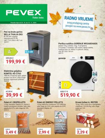 Pevex katalog - 24.10.2024. - 19.11.2024.