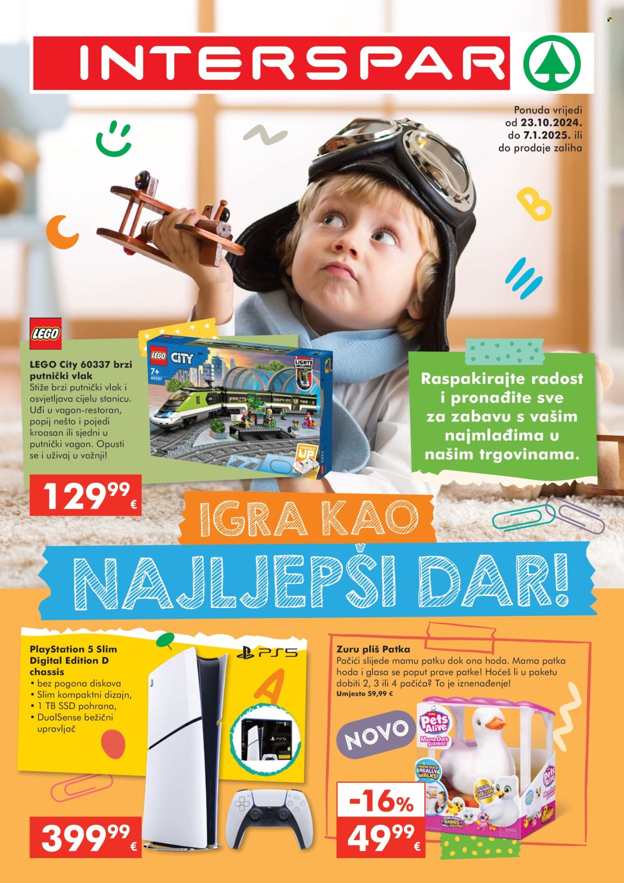 INTERSPAR katalog - 23.10.2024. - 07.01.2025. Stranica 1